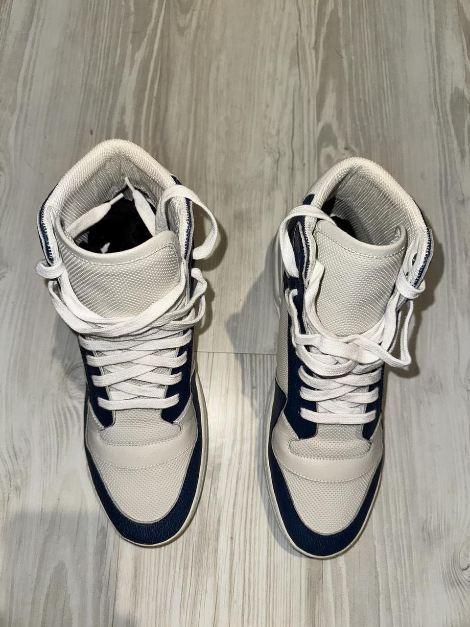 Saint Laurent Paris Saint Laurent Paris SL24 High Top Sneakers Size US 11.5 / EU 44-45 - 6 Thumbnail