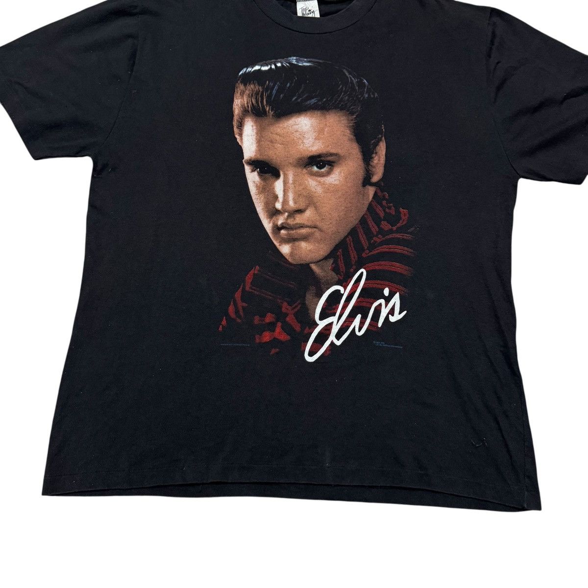 Band Tees Vintage 1991 Elvis Presley Portrait Shirt Single Stitch Size US XL / EU 56 / 4 - 4 Thumbnail