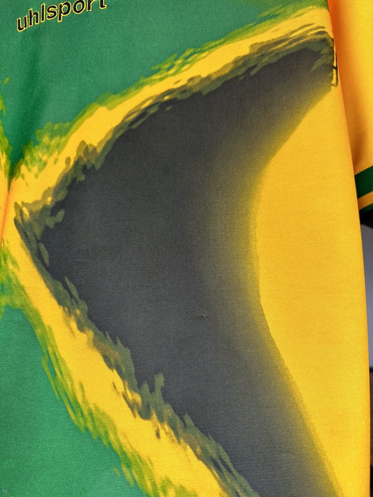 Vintage Jamaica Uhlsport 2001/03 Football Jersey Soccer Shirt L Kit Size US L / EU 52-54 / 3 - 7 Thumbnail