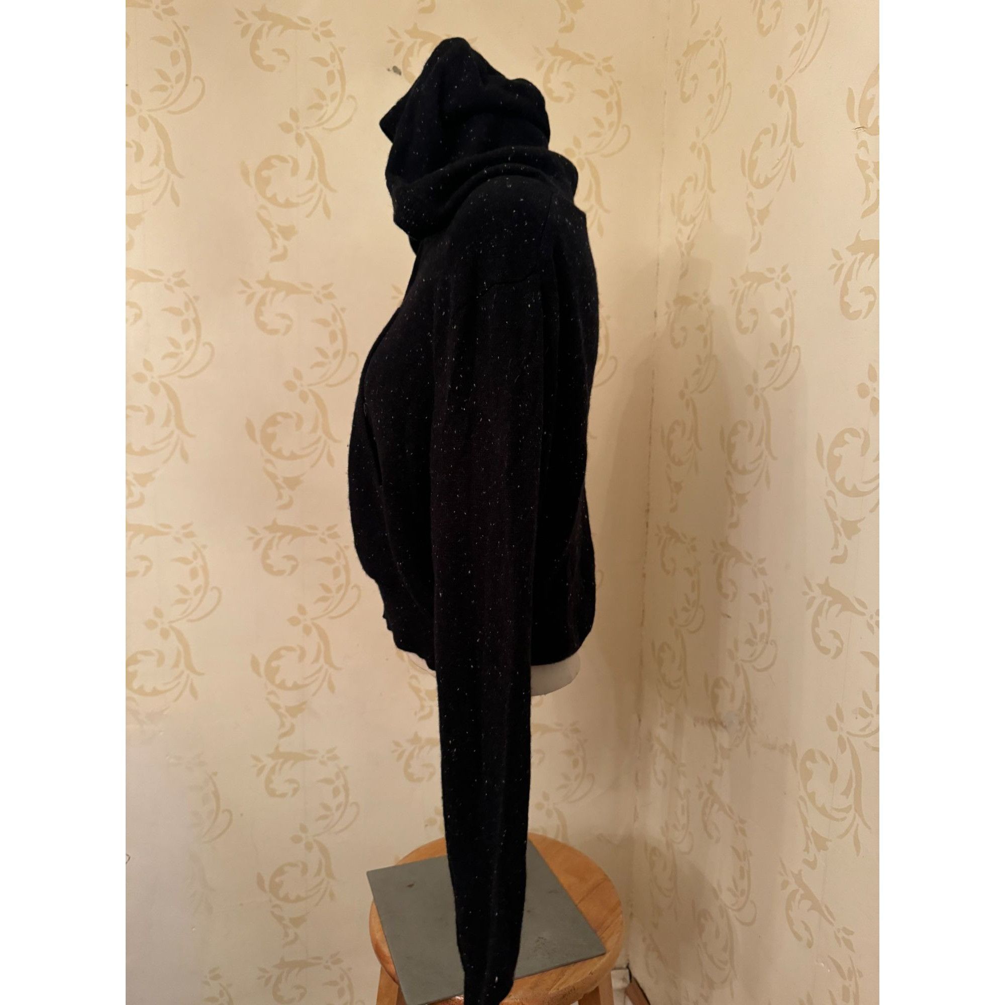 Vintage Crush 01234 100% Cashmere Speckled Hoodie Sweater Ladies Siz Size S / US 4 / IT 40 - 3 Thumbnail