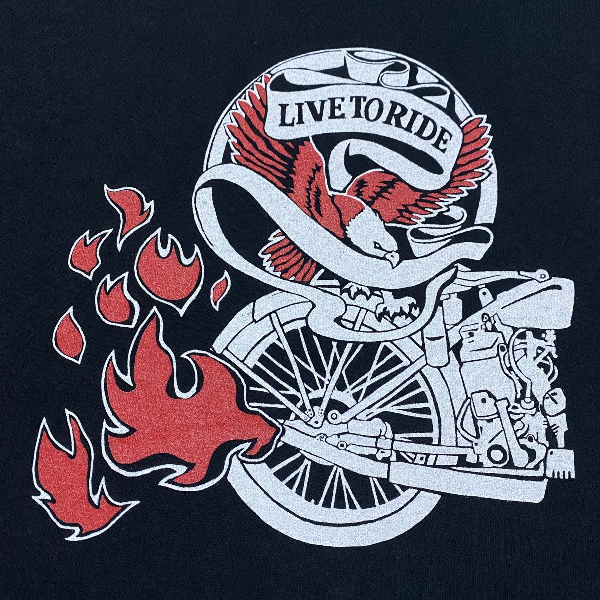 Junya Watanabe Rare‼️🔥COMME des GARCONS Live To Ride Cross T-Shirt Size US S / EU 44-46 / 1 - 4 Thumbnail