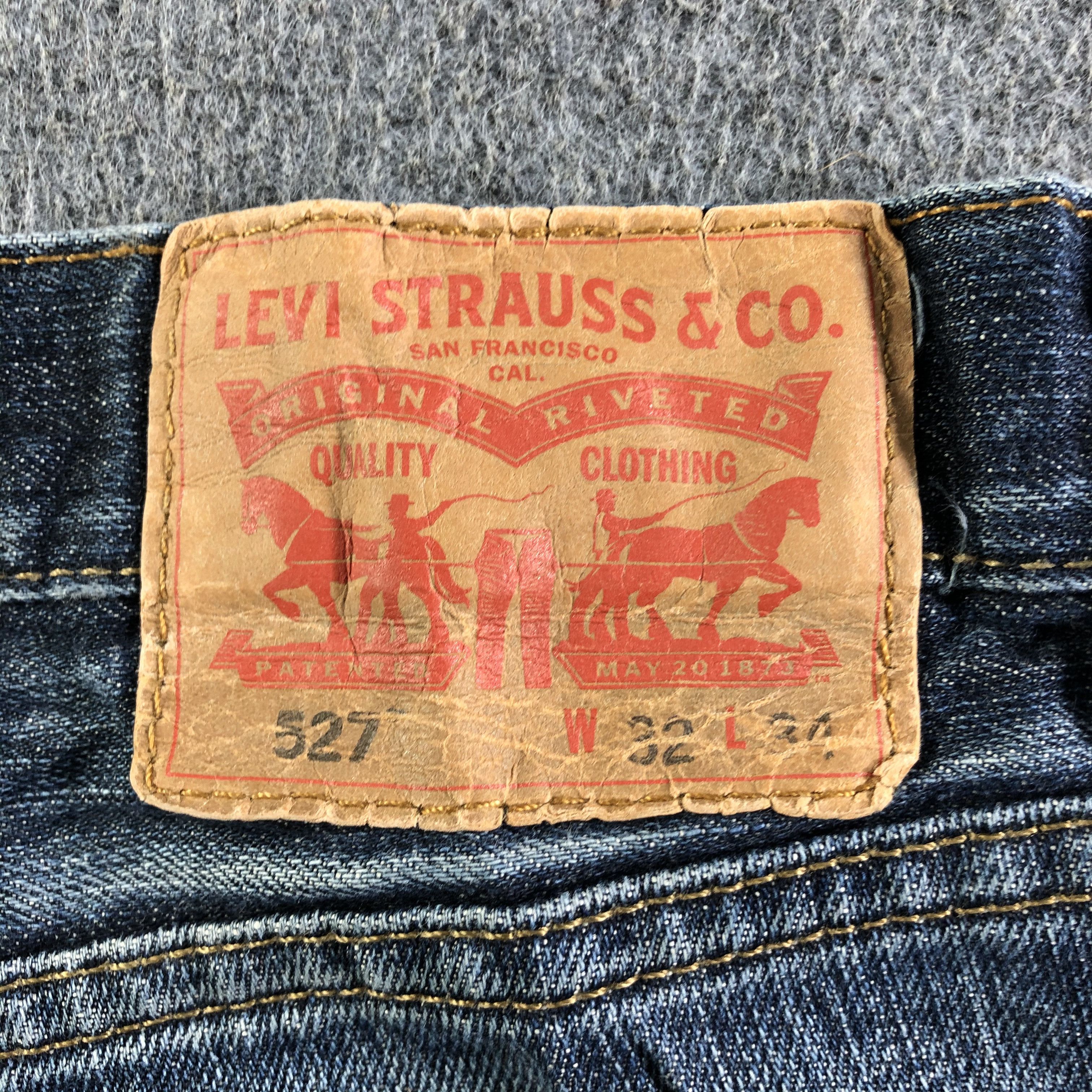 Levi's Vintage Blue Wash Levis 527 Jeans-J4186 Size US 33 - 5 Thumbnail
