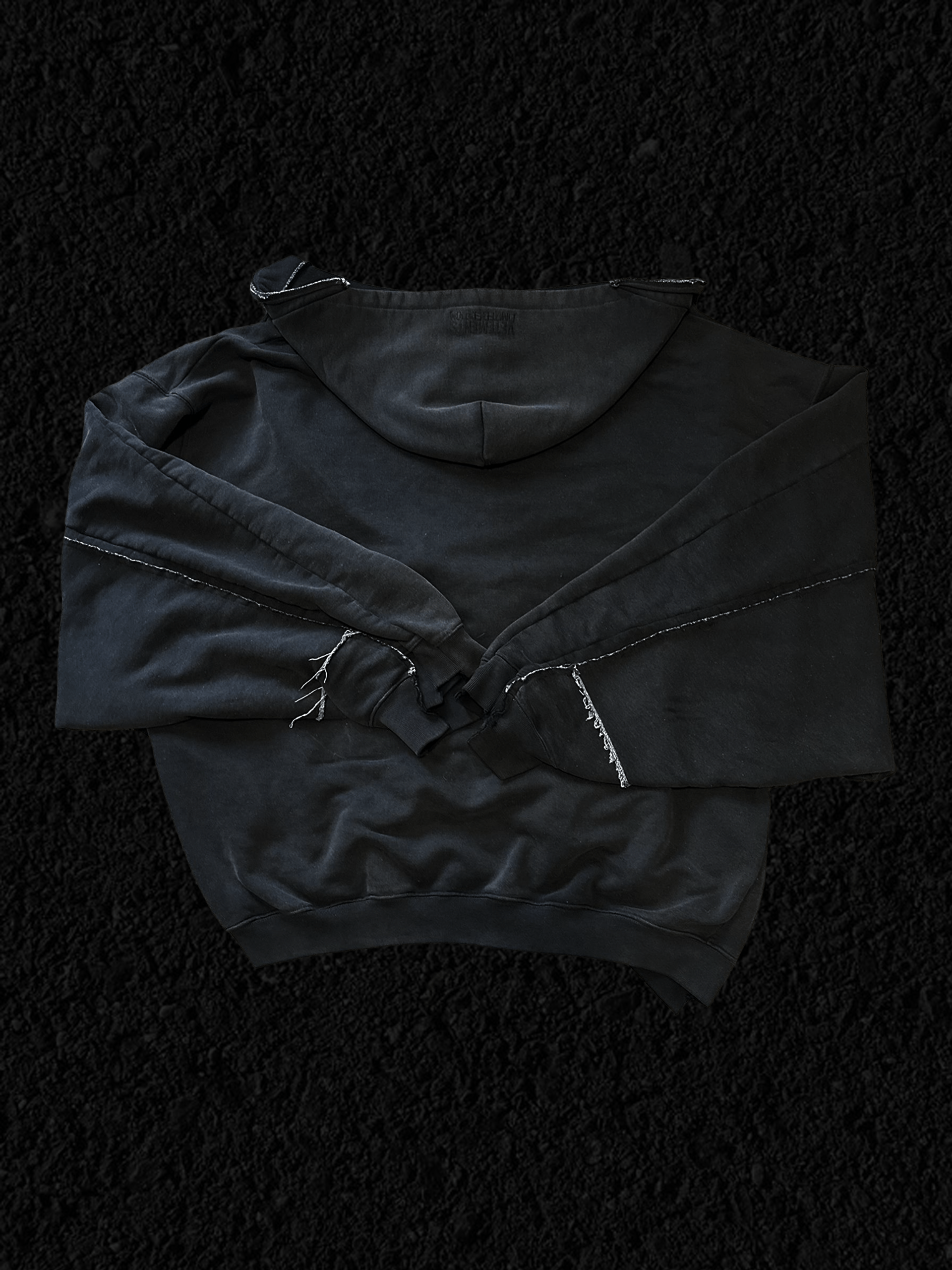 Vetements Vetements Cut Up Deconstructed Logo Zip Up Hoodie Size US M / EU 48-50 / 2 - 3 Thumbnail