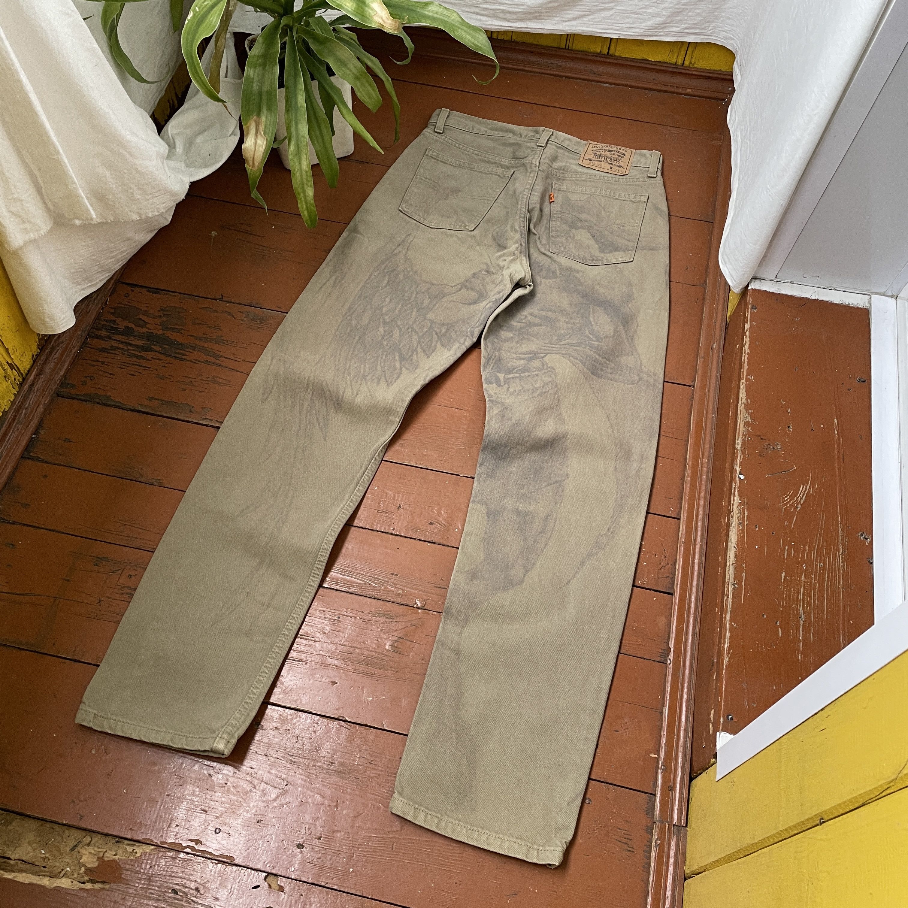 Levi's Levi's custom pants devil and angels opium y2k faded rare Size US 32 / EU 48 - 2 Thumbnail