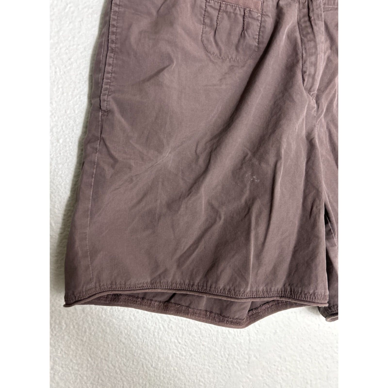 J. Jill J Jill Womens 10 Brown Shorts 100% Cotton Chino Regular Size 10 Womens Boys? Size 32" / US 10 / IT 46 - 2 Thumbnail