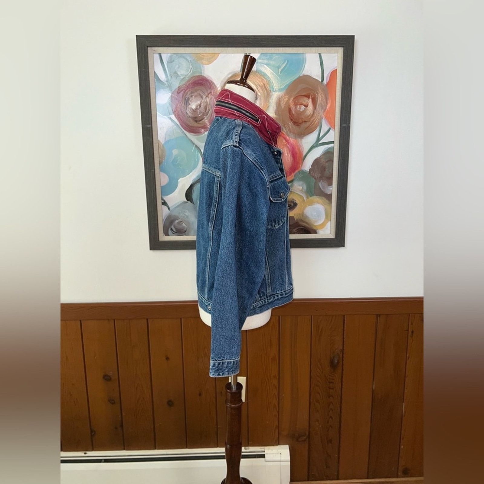 Tommy Hilfiger Super Cool Vintage 90s Tommy Hilfiger Jean Jacket! Size L / US 10 / IT 46 - 5 Thumbnail