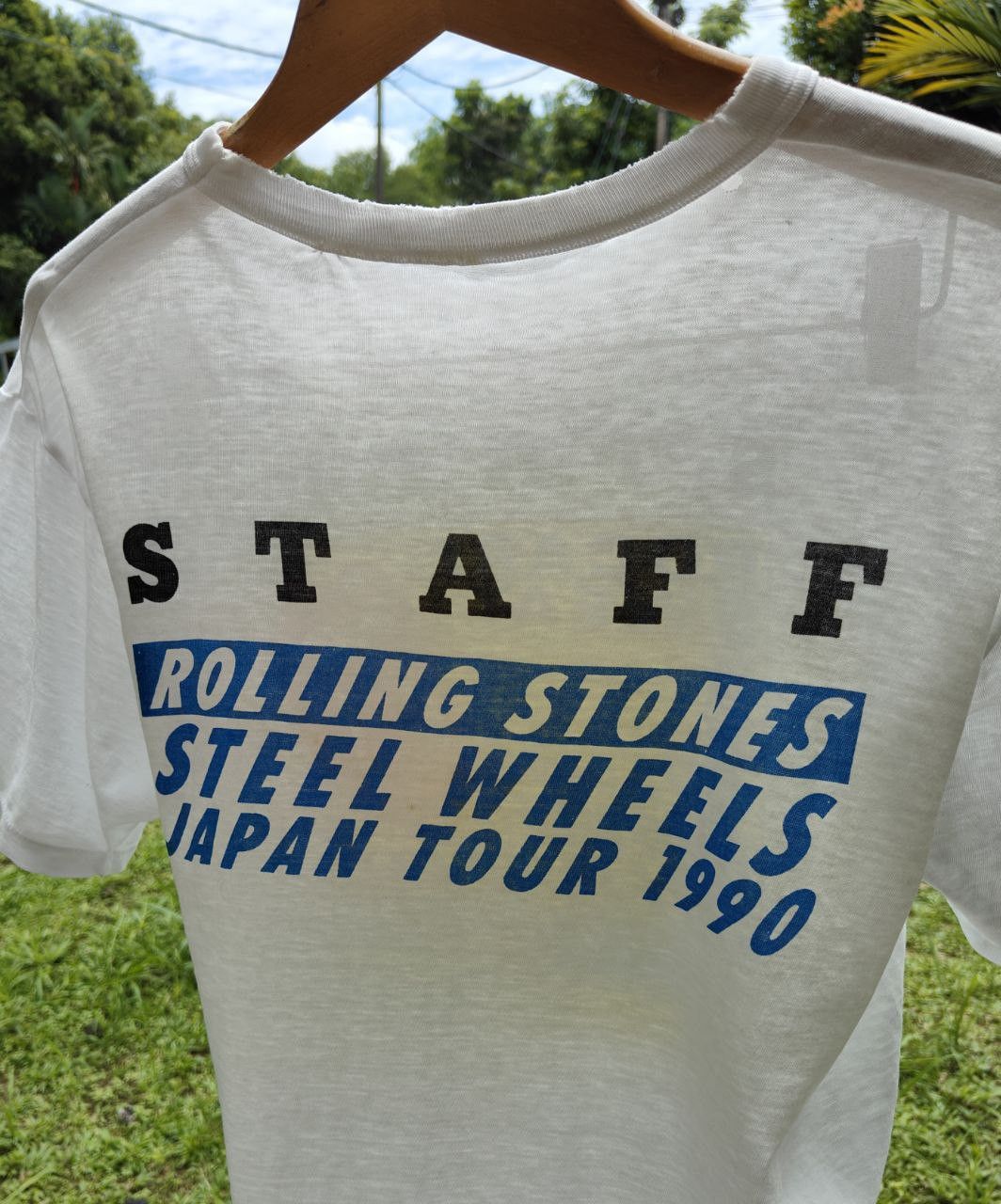 Vintage Rare Vtg 90 Staff Rolling Stones Steel Wheel Size US M / EU 48-50 / 2 - 7 Thumbnail
