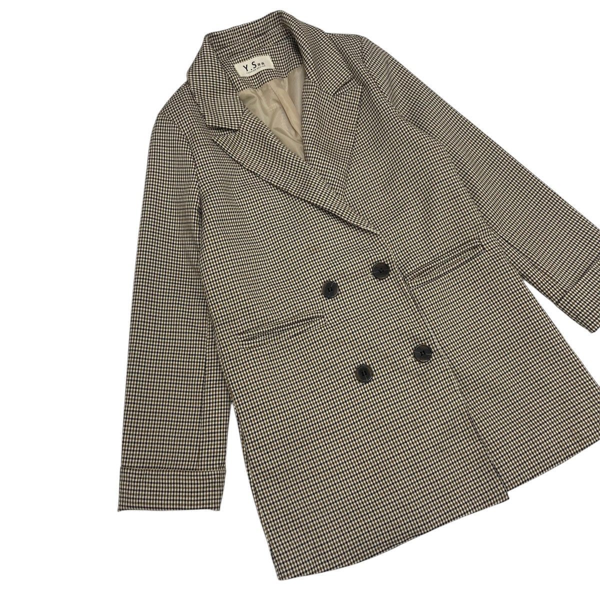 Japanese Brand × Y's × Yohji Yamamoto Y’s Yohji Yamamoto Gingham Jacket Size S / US 4 / IT 40 - 7 Thumbnail