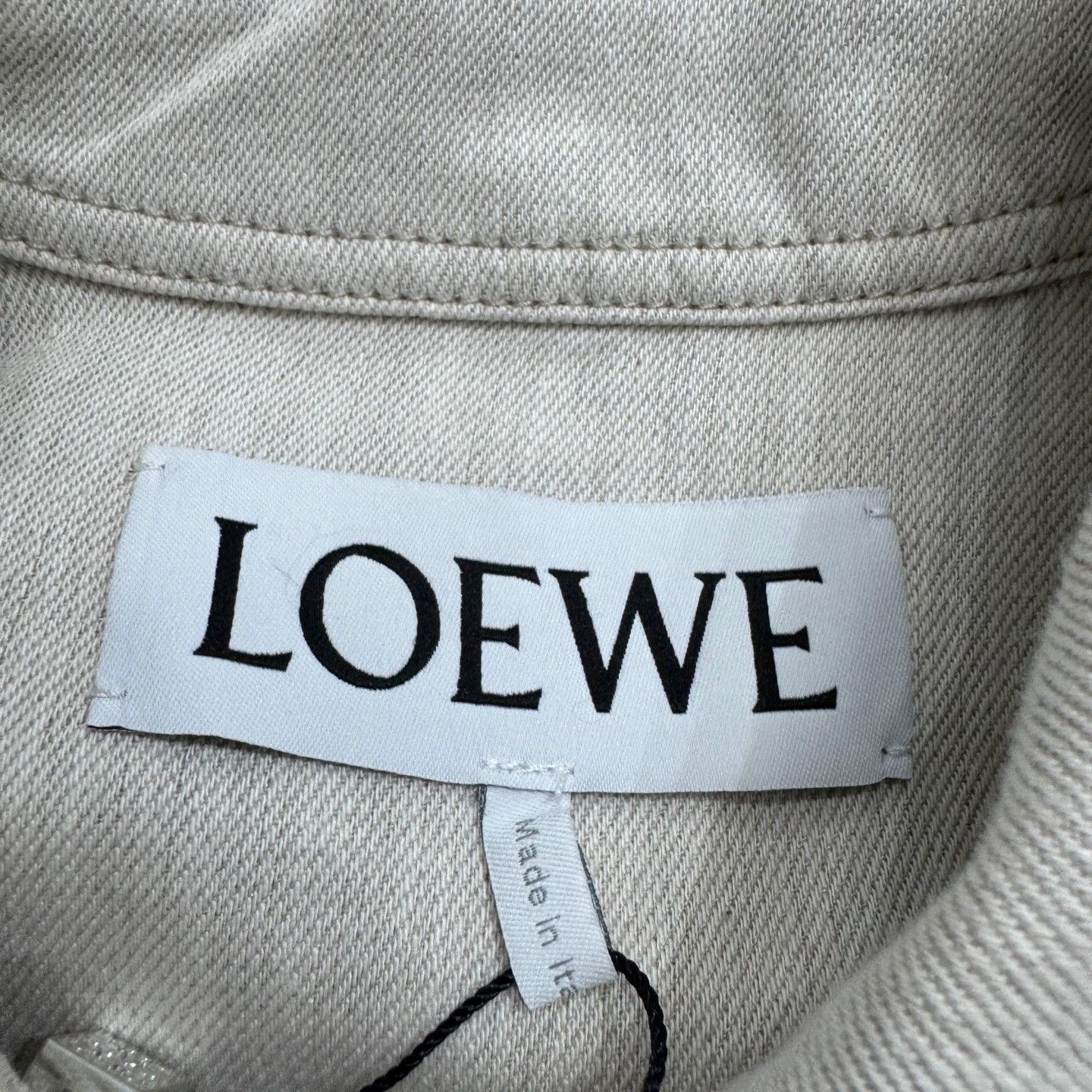Loewe Loewe embossed pattern denim jacket women's 36 Size XS / US 0-2 / IT 36-38 - 2 Thumbnail