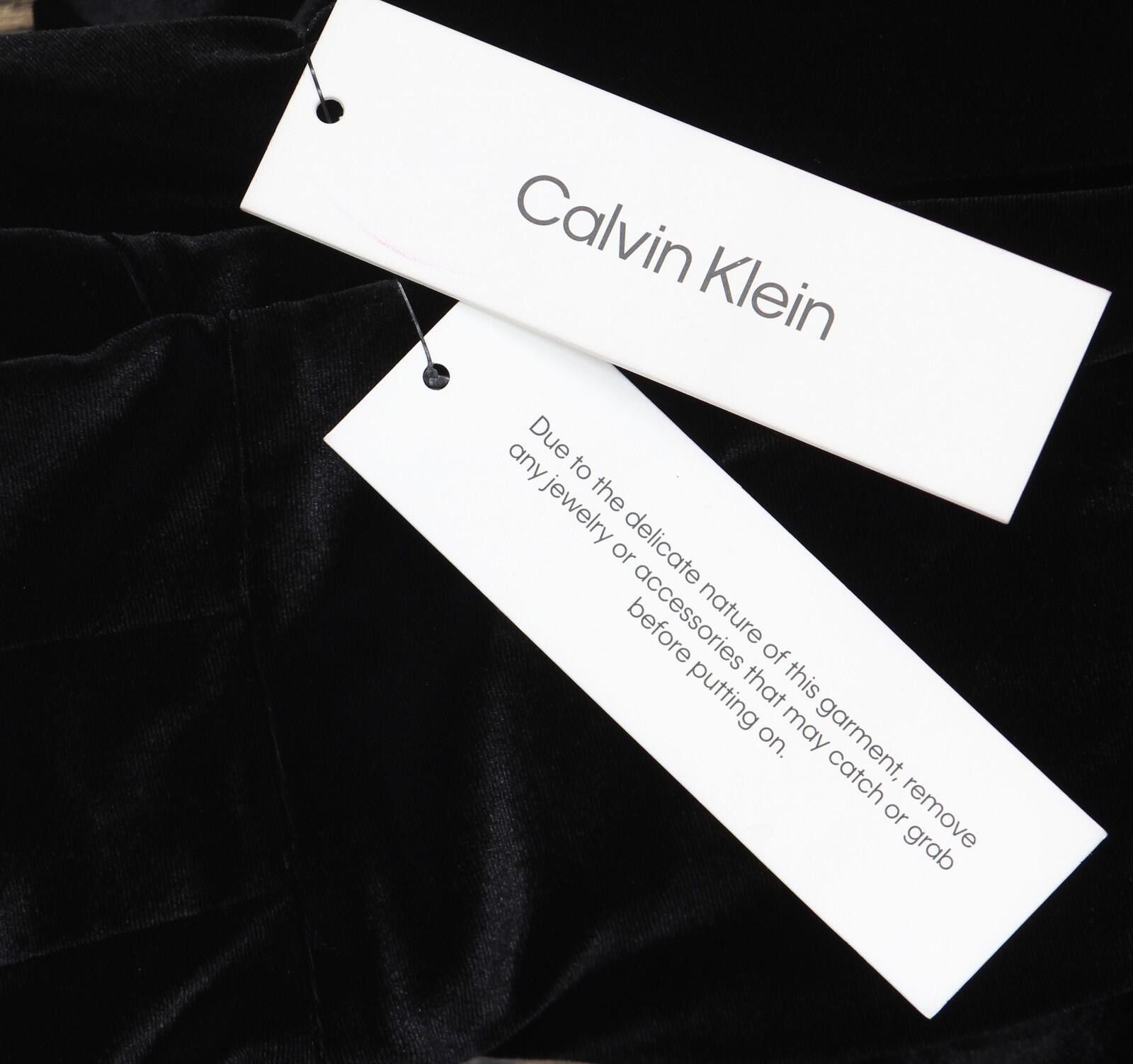 Calvin Klein Nwt Calvin Klein Neck Tie Waist Wide Leg Jumpsuit Black 10 Size 32" / US 10 / IT 46 - 3 Thumbnail