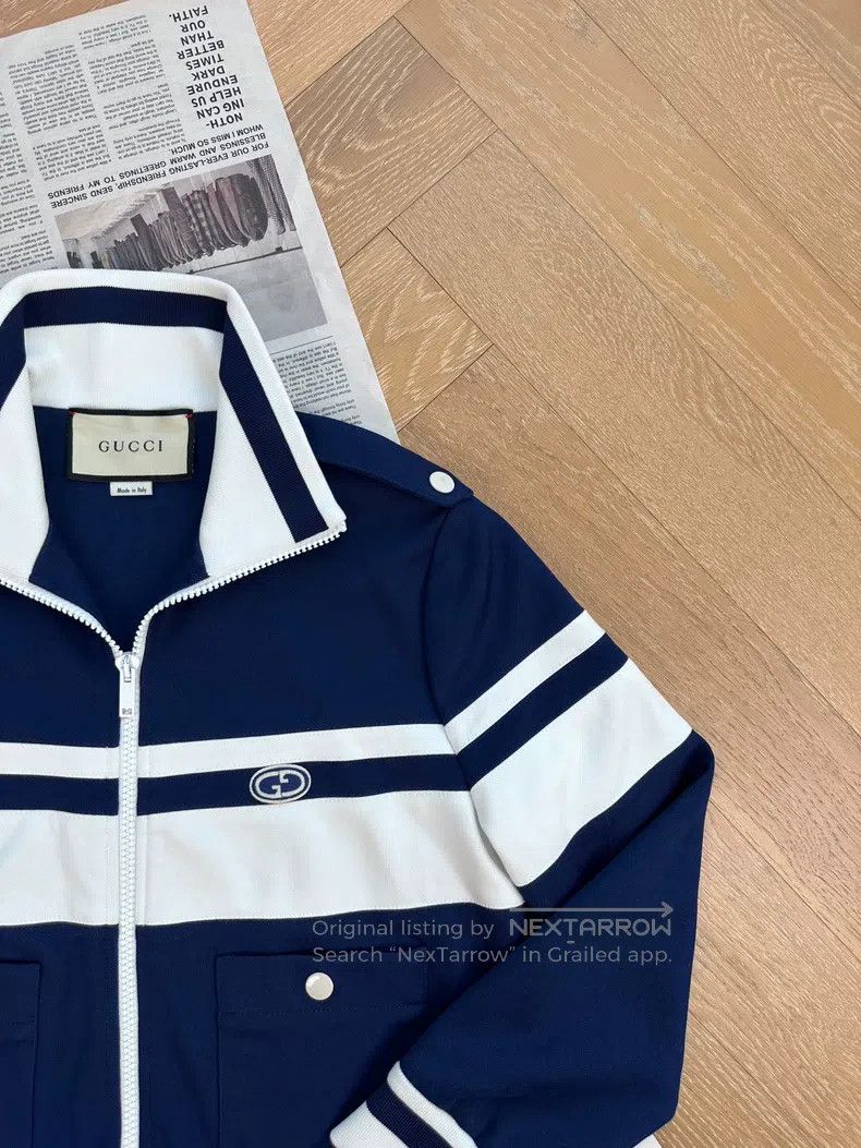 Gucci Gucci New double G striped colour block embroidered school Size XS / US 0-2 / IT 36-38 - 5 Thumbnail