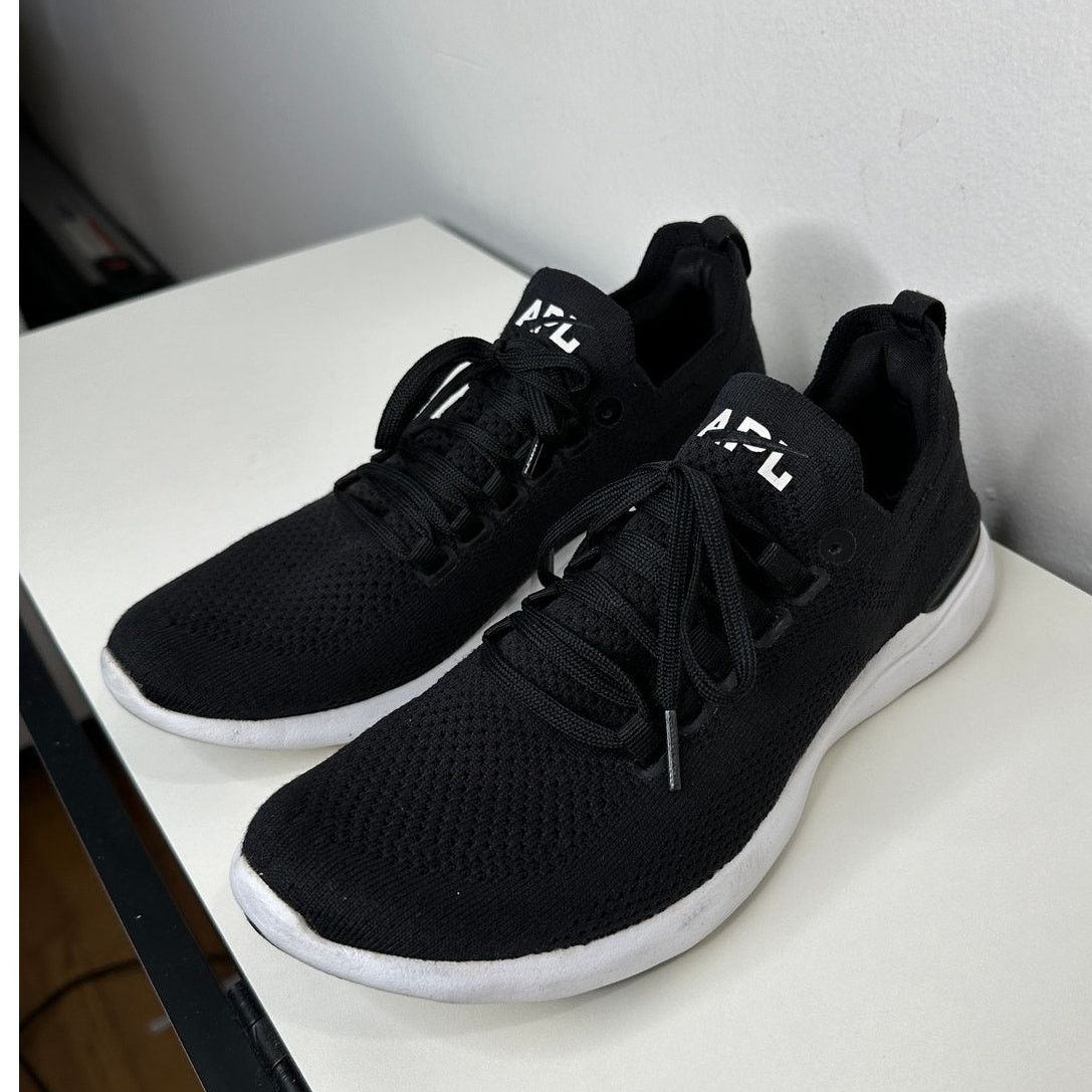 Other APL TechLoom Breeze Midnight Jungle Black Running Shoe 9 Size US 9 / IT 39 - 4 Thumbnail