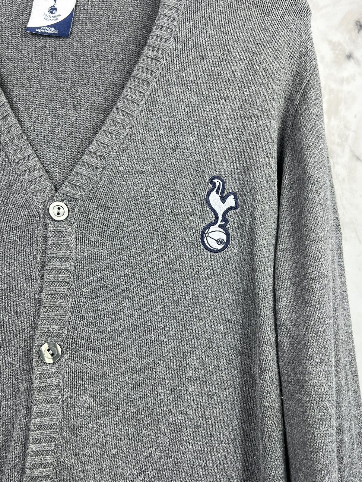 Vintage Vintage Tottenham Hotspur Cardigan Sweater Size L Size US L / EU 52-54 / 3 - 5 Thumbnail