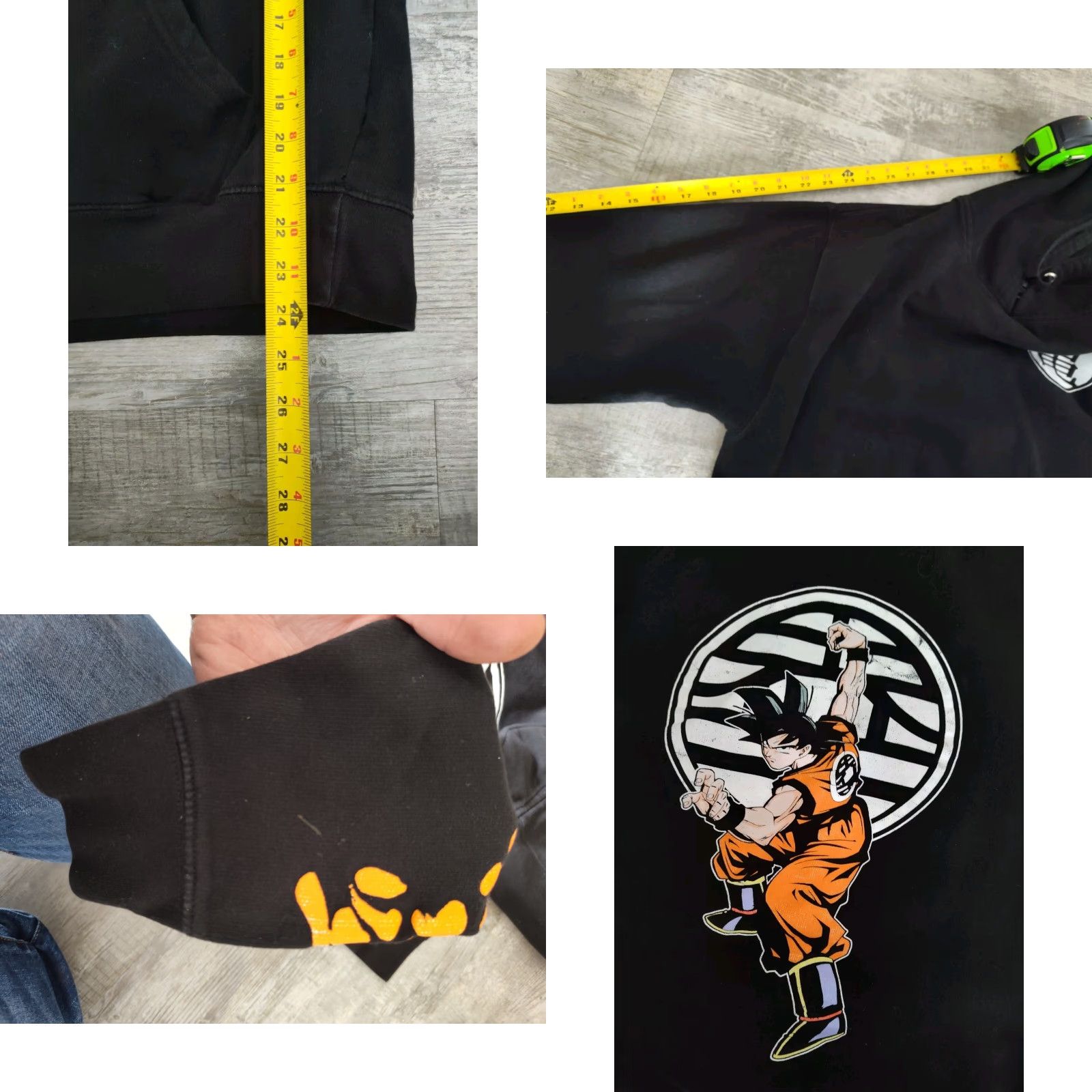Vintage Dragon Ball Z DBZ Kame Symbol Large Goku Fighting Logo Anime Hoodie Size M Adult Size US M / EU 48-50 / 2 - 9 Thumbnail