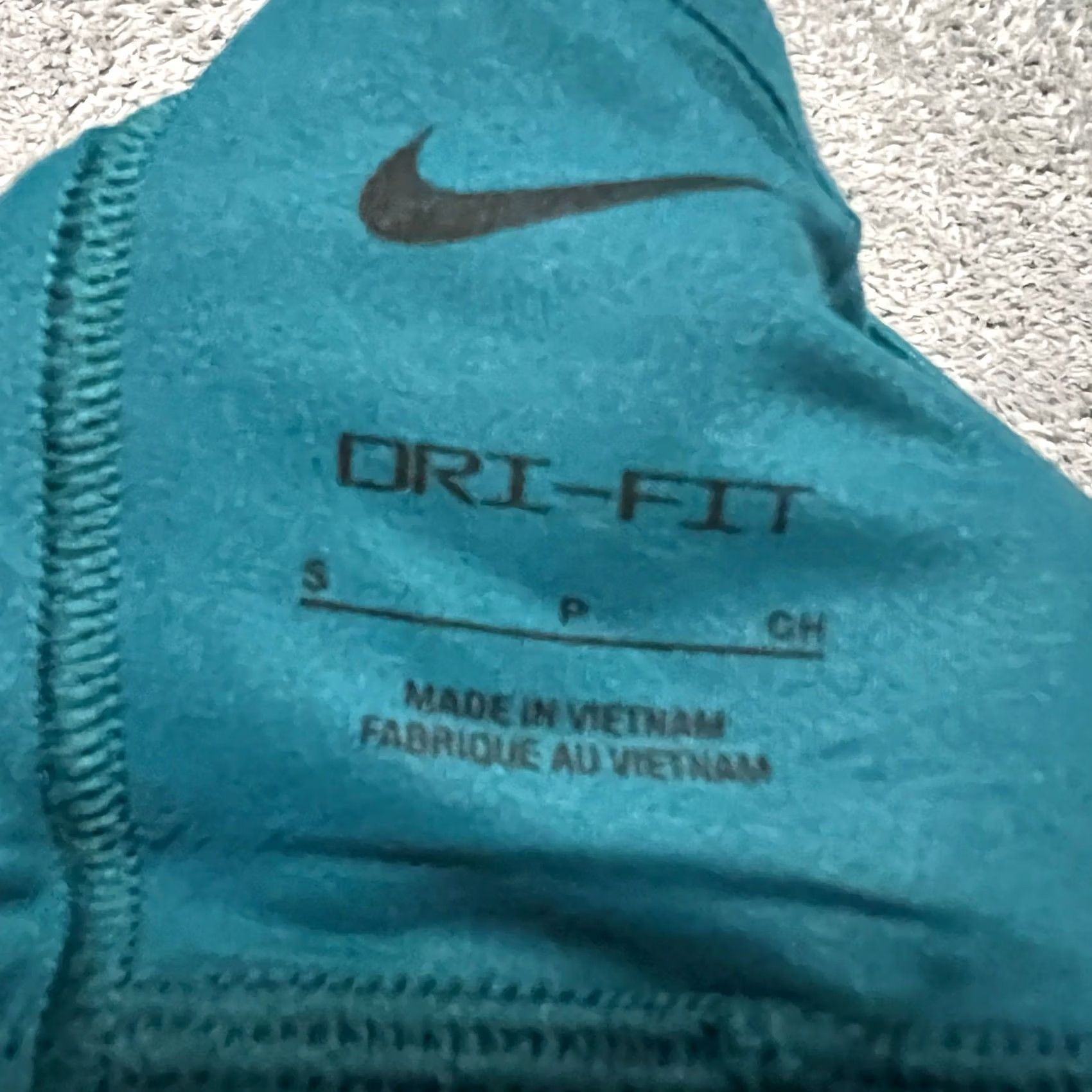 Nike Nike vital Sports Bra Womens Small Teal Green Strappy Running Size ONE SIZE - 3 Thumbnail