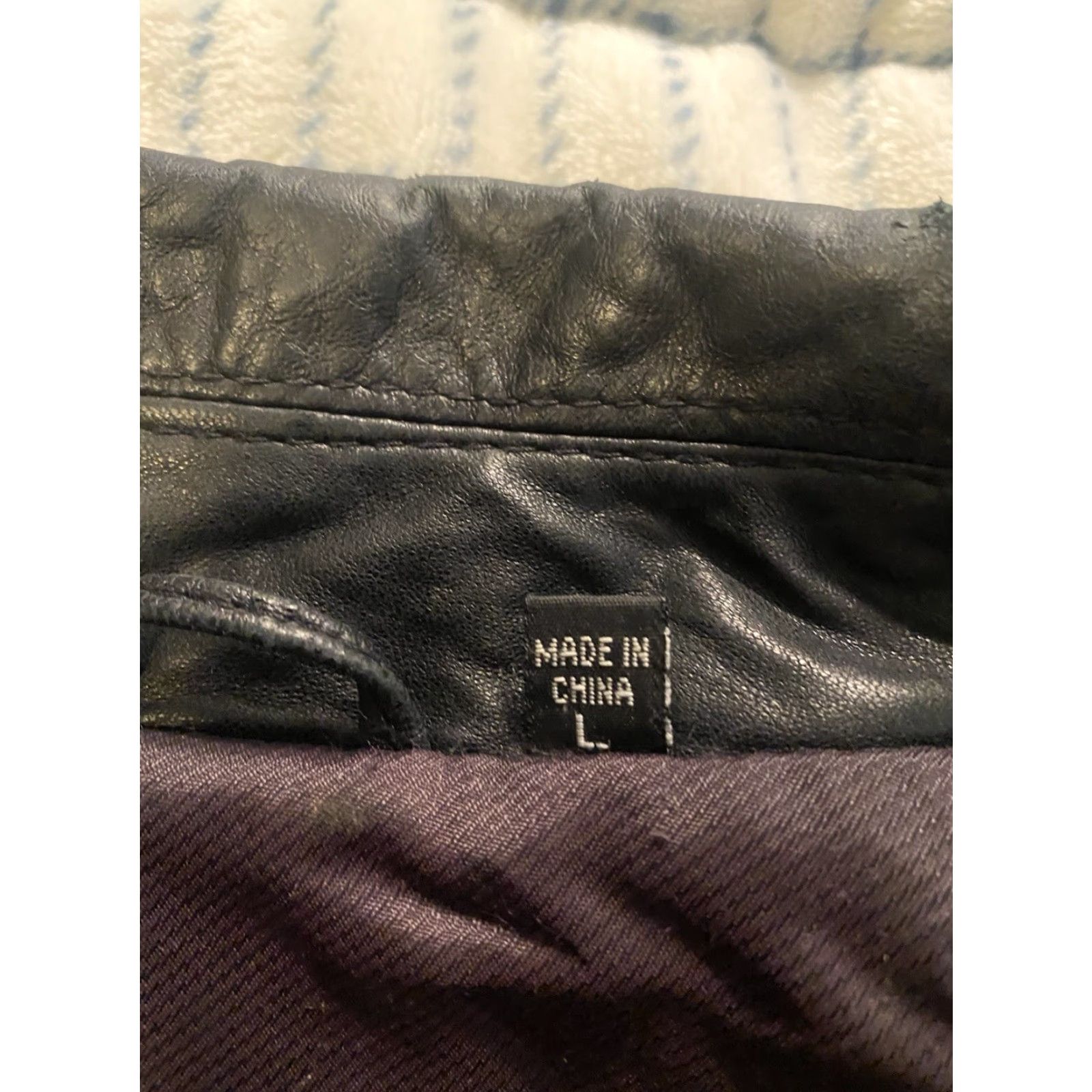 Roundtree & Yorke VINTAGE Roundtree & Yorke Lamb Skin Leather Bomber Jacket Black Men’s Size Large Size US L / EU 52-54 / 3 - 6 Thumbnail
