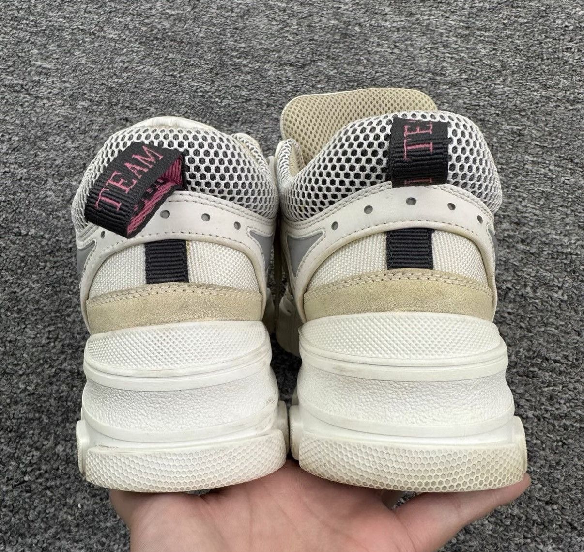 Gucci Gucci White Hiking Dad Sneakers K12 Size US 8 / IT 38 - 4 Thumbnail