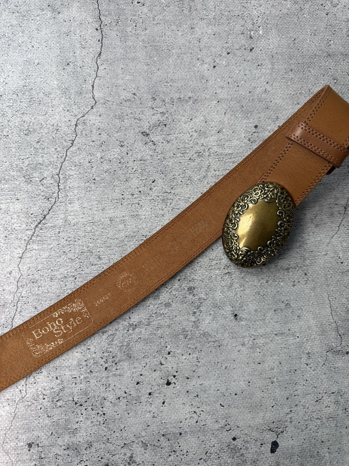 Japanese Brand 00’s NUMBER NINE STYLE JAPAN LEATHER RARE Y2K BELT VINTAGE Size ONE SIZE - 5 Thumbnail