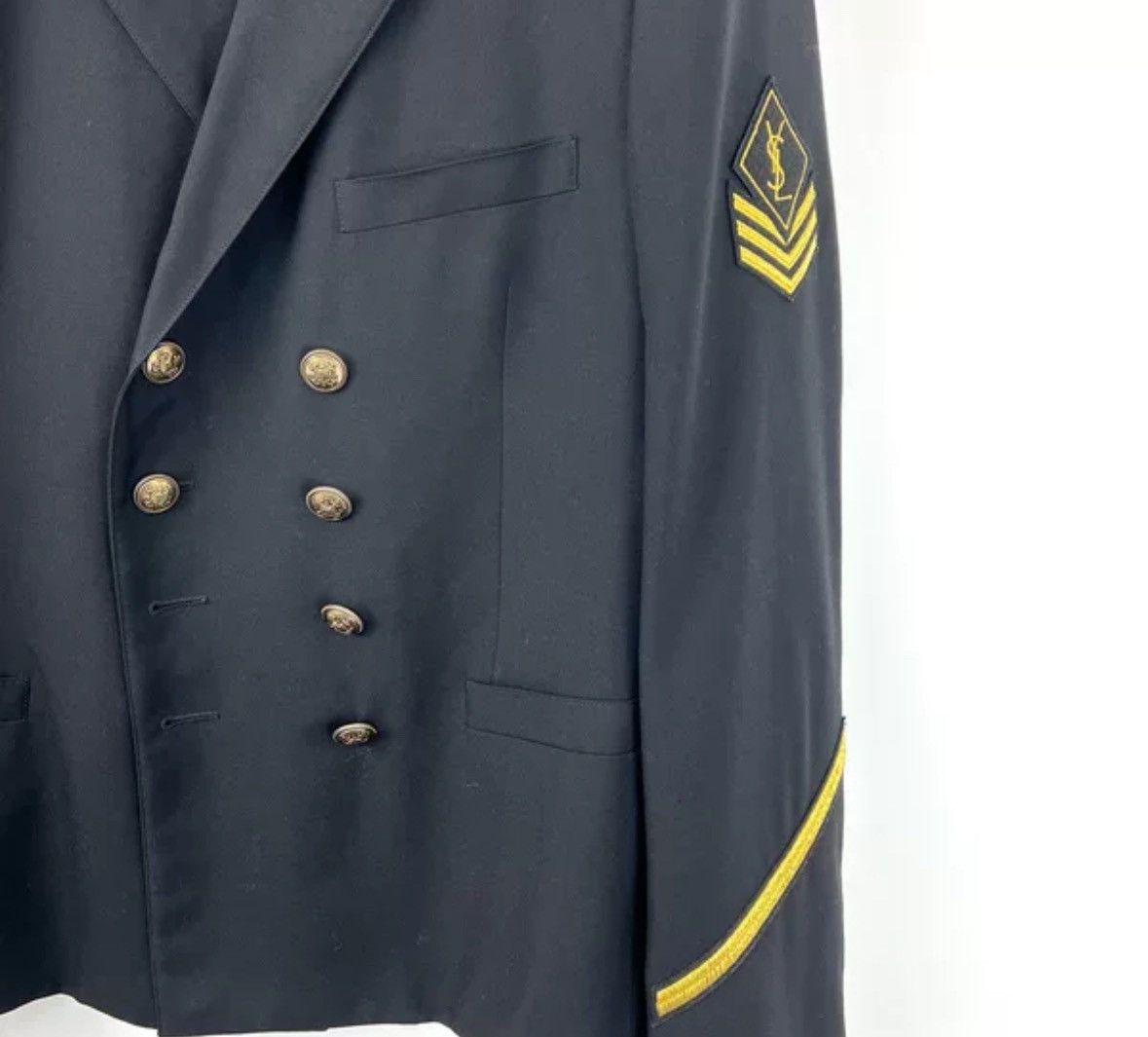 Saint Laurent Paris × Yves Saint Laurent Saint Laurent Slp gold button armband court suit jacket Size US M / EU 48-50 / 2 - 3 Thumbnail