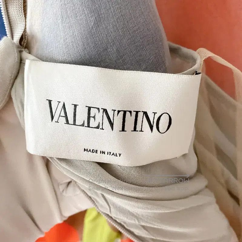 Valentino Valentino Summer Colorful Silk Dress . Size S / US 4 / IT 40 - 7 Thumbnail