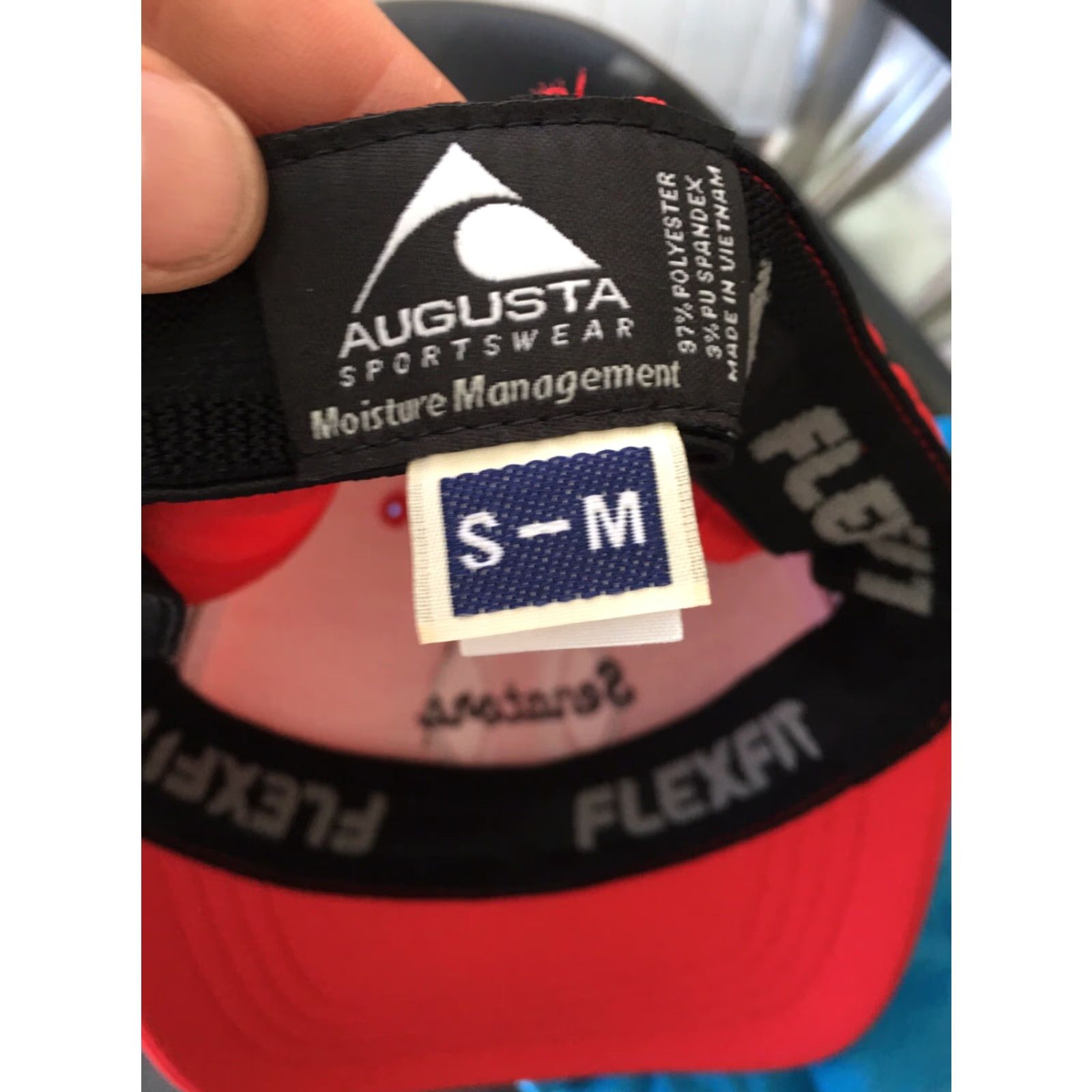 Augusta Sportswear Augusta Sportswear Baseball Cap Hat Red LX & G Senators NWT Flex-fit S-M Mens Size ONE SIZE - 4 Thumbnail
