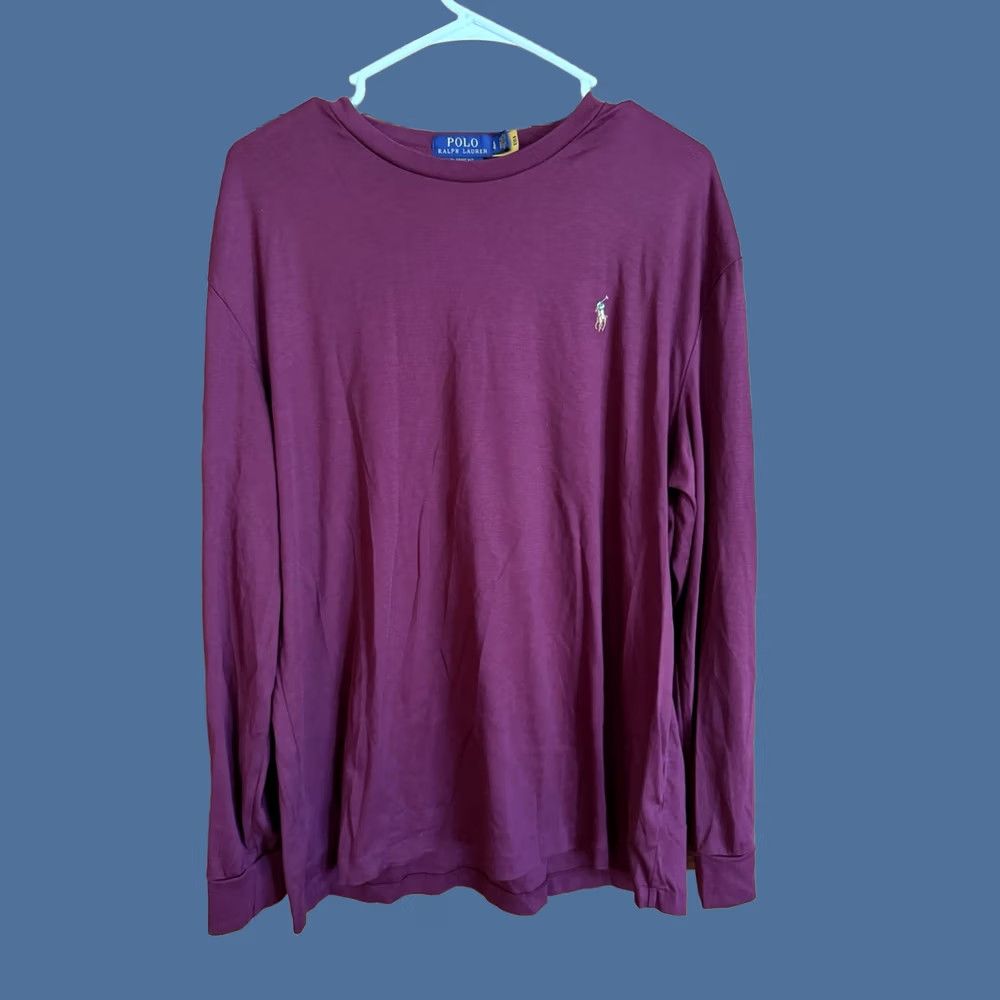 Polo Ralph Lauren Polo Ralph Lauren Shirt Classic Fit Size Large Men's Long Sleeve Maroon Preppy Size US L / EU 52-54 / 3 - 1 Thumbnail