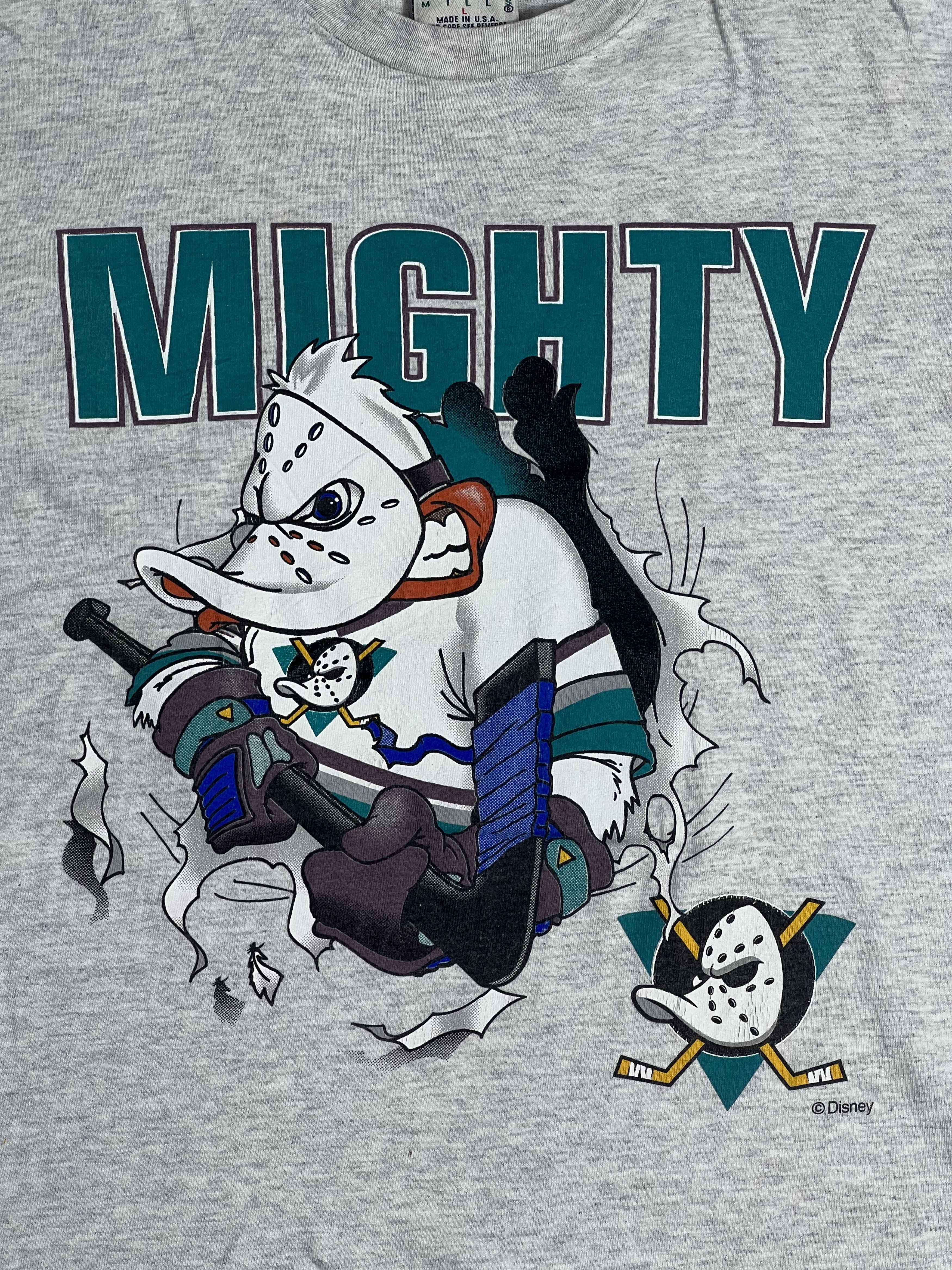 NHL Vintage 90s The Mighty Ducks Movie Mirror Print (L) GTME118 Size US L / EU 52-54 / 3 - 2 Thumbnail