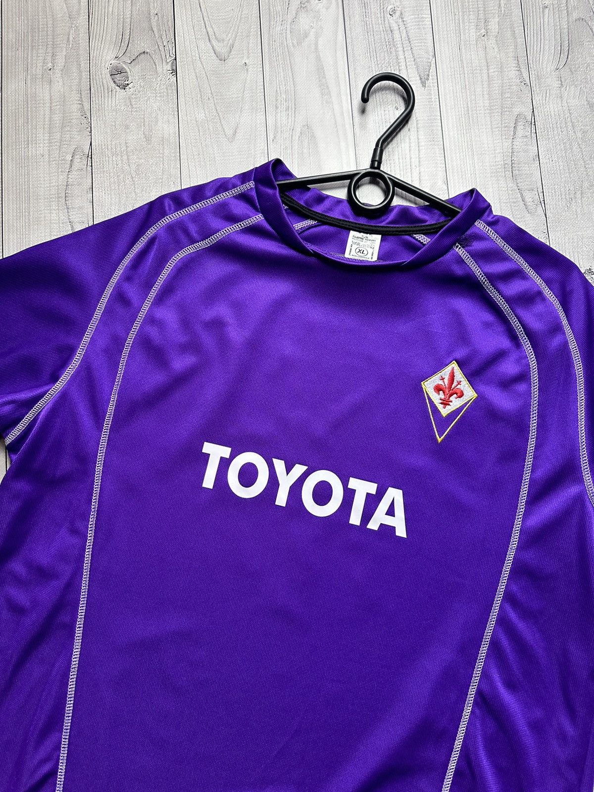 Vintage Vintage Soccer Jersey Fiorentina 10 Mutu size Xl Size US XL / EU 56 / 4 - 3 Thumbnail