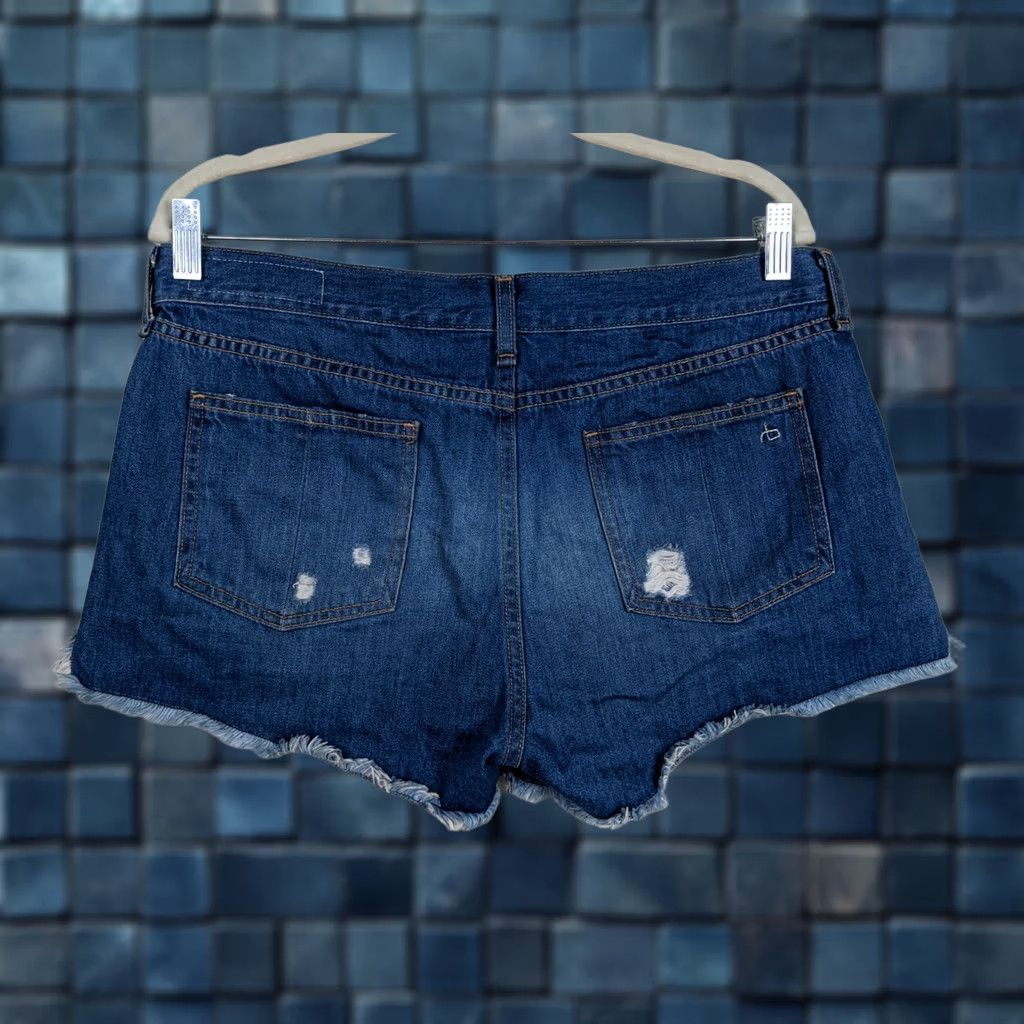 Rag & Bone Rag & Bone Denim Cutoff Shorts Distressed Freeport Med Wash Womens Size 29 - Excellent Condition Size 29" - 1 Thumbnail