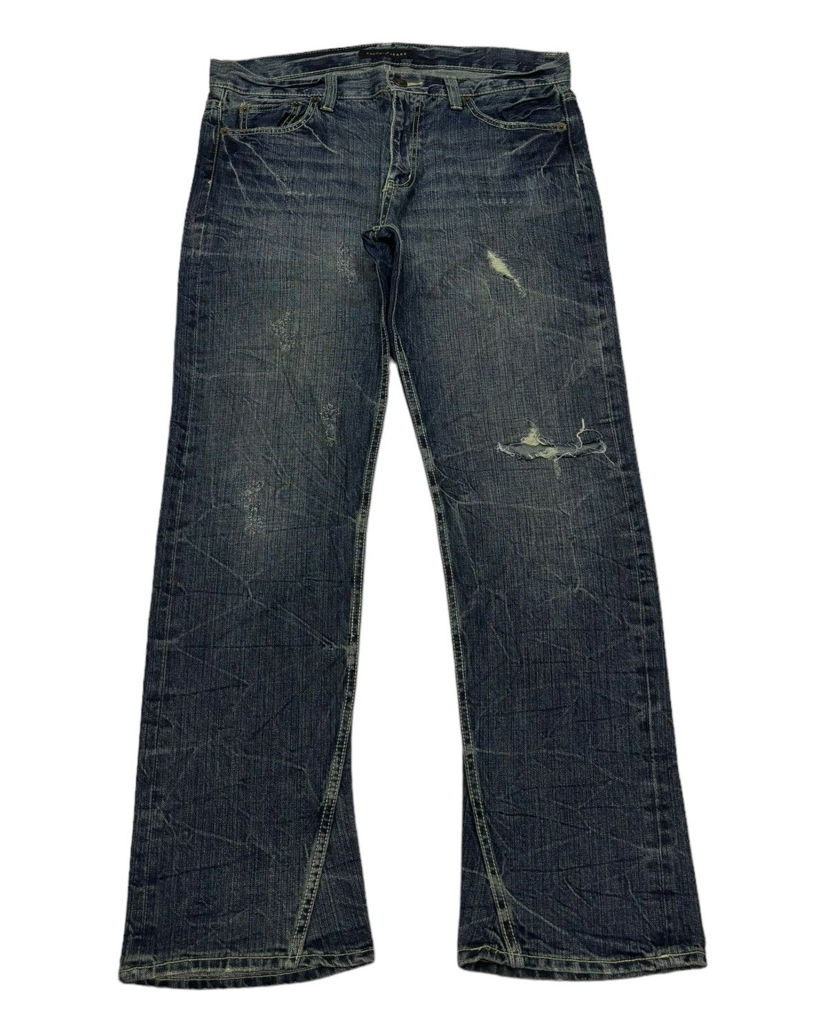 Hysteric Glamour × Japanese Brand × Vintage VINTAGE THEORIA JEANS DISTRESS HYSTERIC GLAMOUR STYLE DENIM Size US 37 - 5 Thumbnail