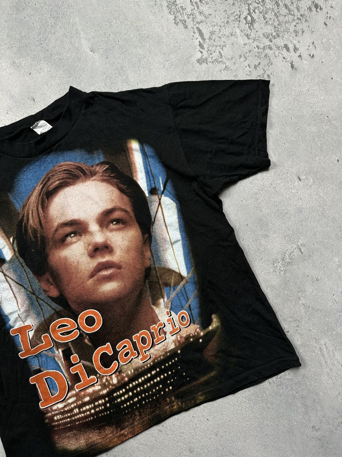 Vintage Vintage 90s Leonardo Dicaprio Leo Archiv Movie Tee Rare Hype Size S / US 4 / IT 40 - 4 Thumbnail