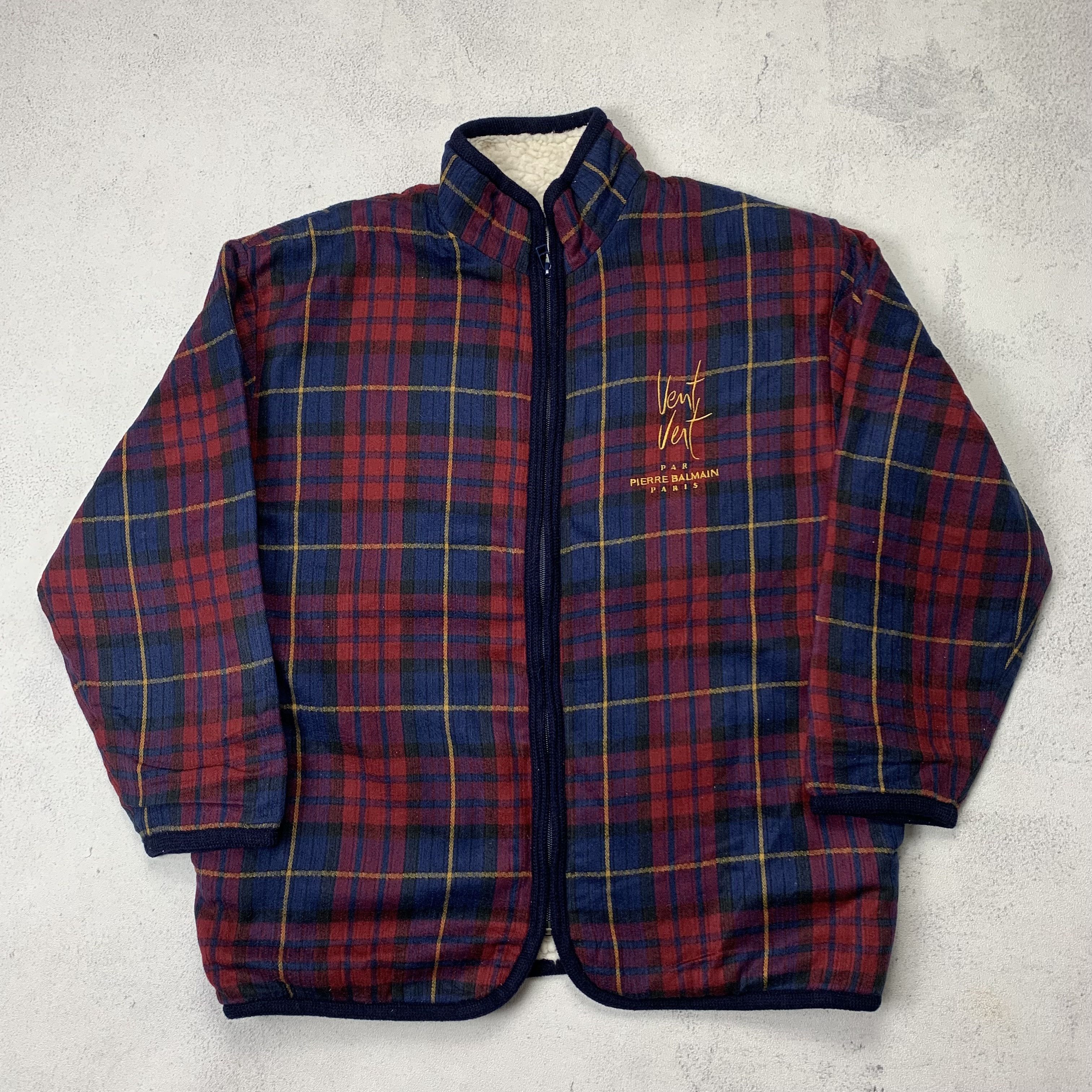 Pierre Balmain Vintage Pierre Balmain Plaid Tartan Jacket Size US M / EU 48-50 / 2 - 1 Thumbnail