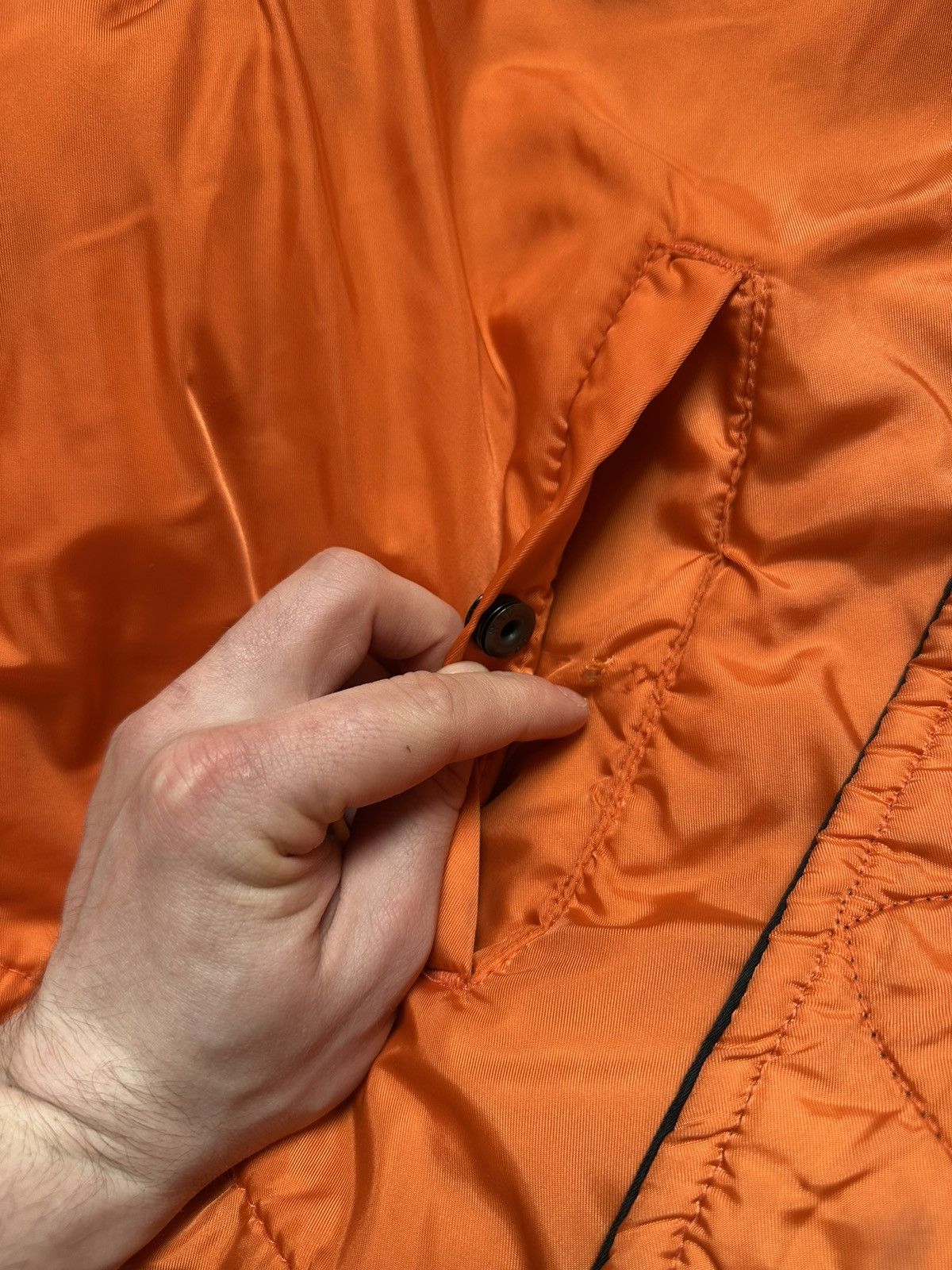 Alpha Industries Vintage 80s Alpha Industries MA-1 Reversible Bomber Jacket Size US XL / EU 56 / 4 - 19 Thumbnail