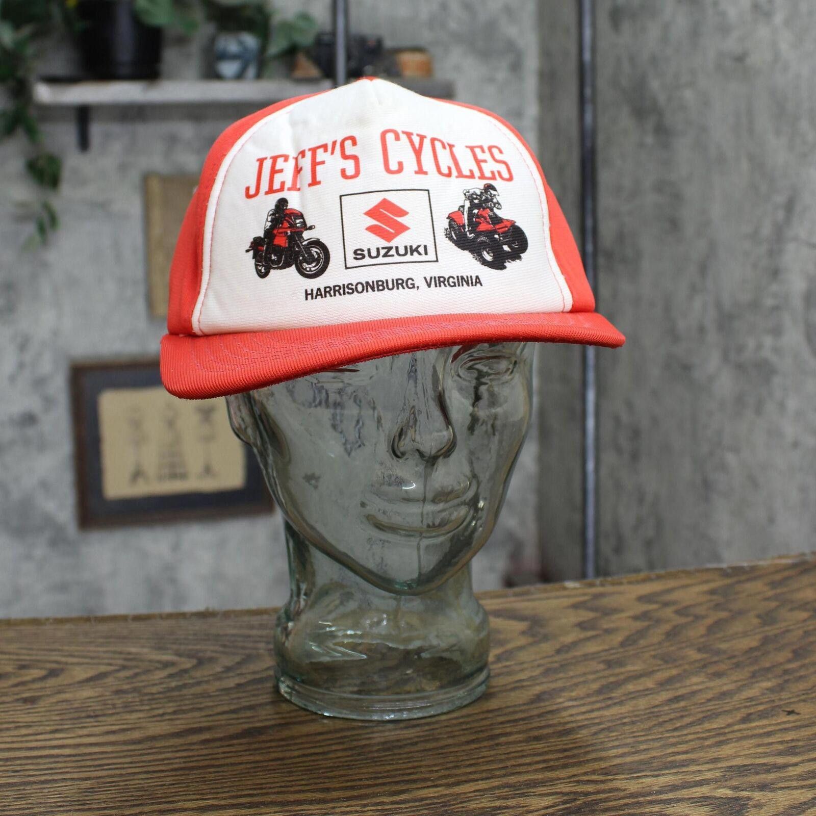 Designer Mens Virginia Vintage All Foam Trucker Hat Red / White OS Size ONE SIZE - 1 Thumbnail