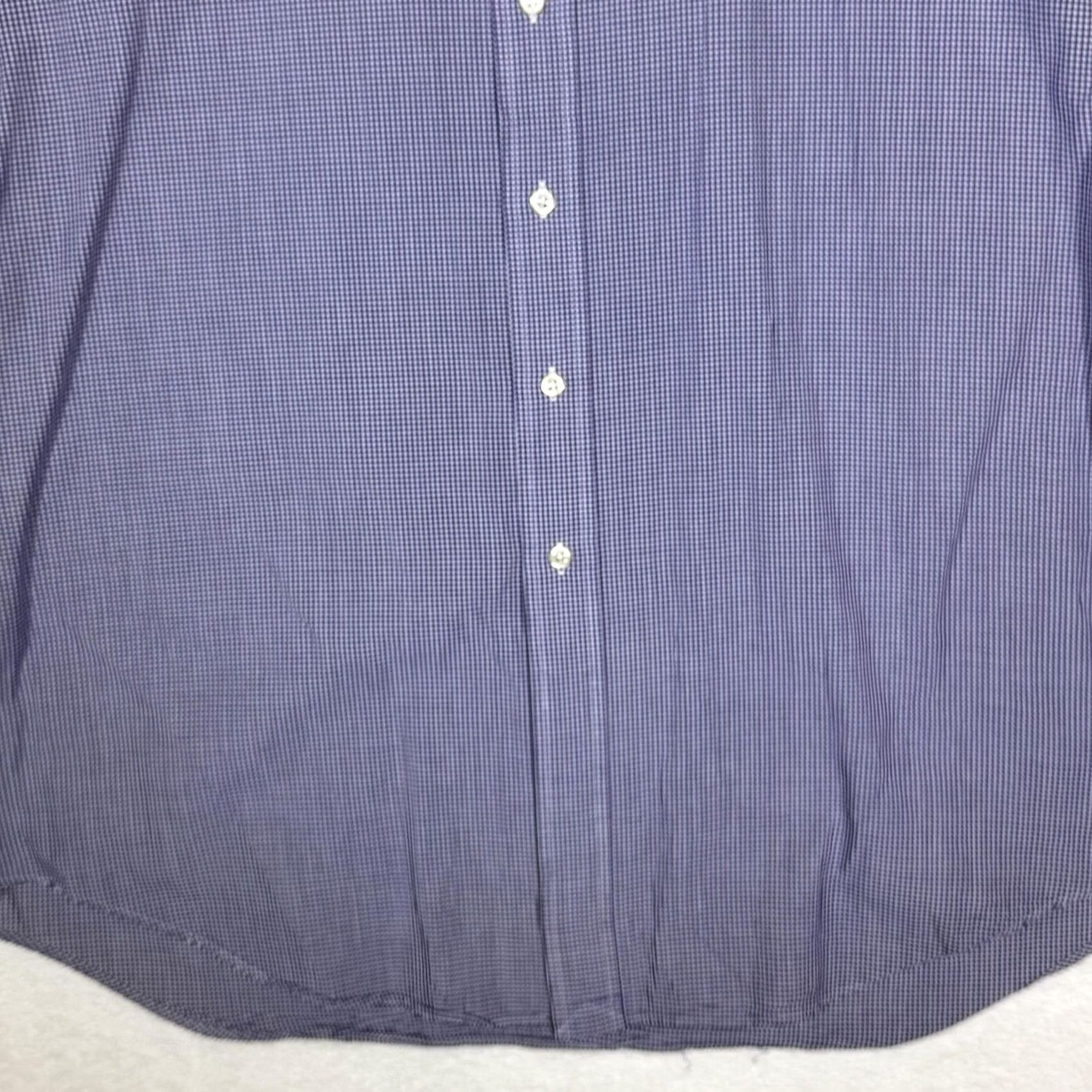 Ralph Lauren VINTAGE Ralph Lauren Shirt Mens 17.5 32/33 Purple Gingham Yarmouth Button Down Size US XXL / EU 58 / 5 - 6 Thumbnail