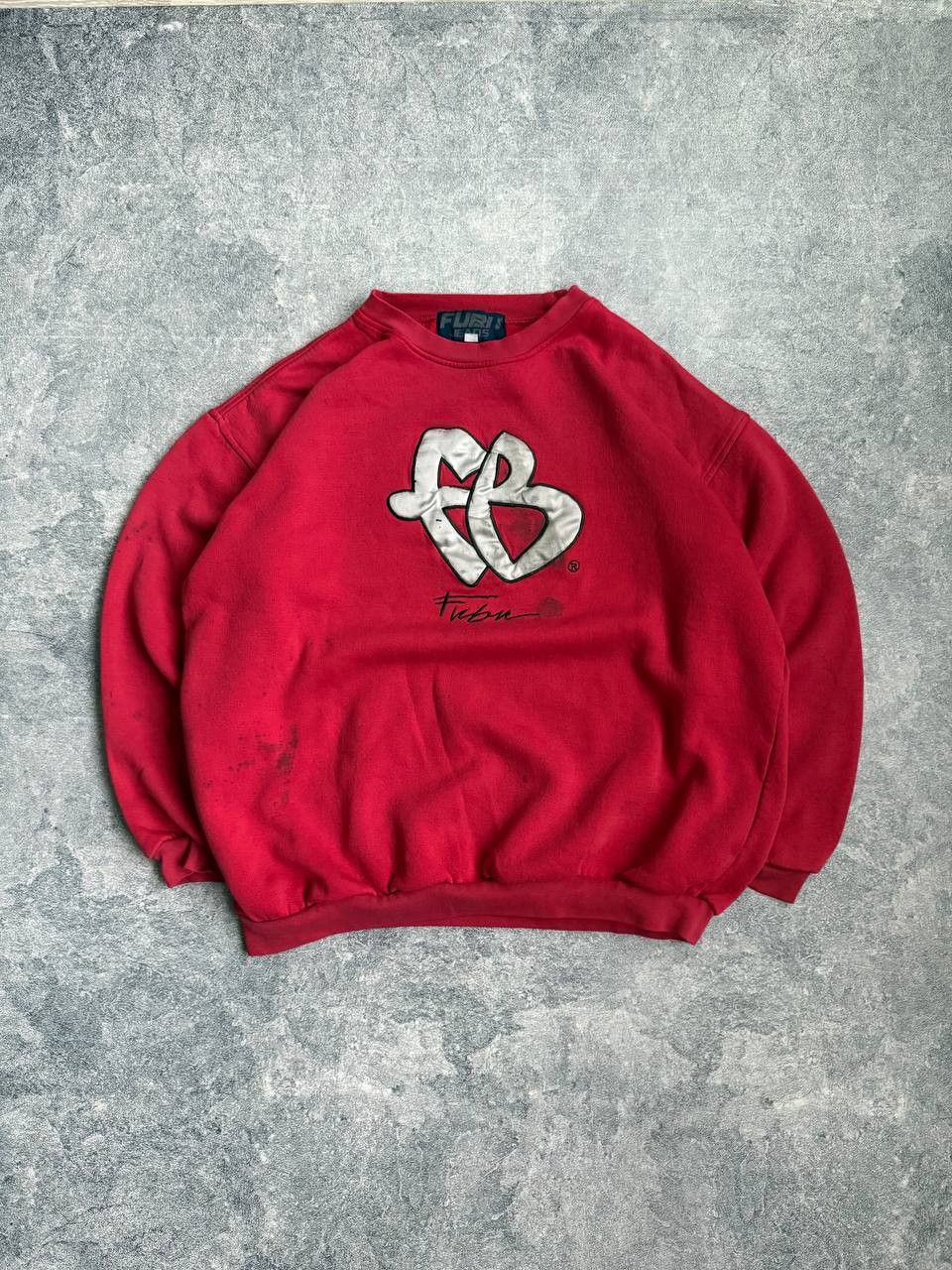 Fubu Fubu Vintage Sweatshirt Y2k Skate Distressed Style Size US XL / EU 56 / 4 - 1 Thumbnail
