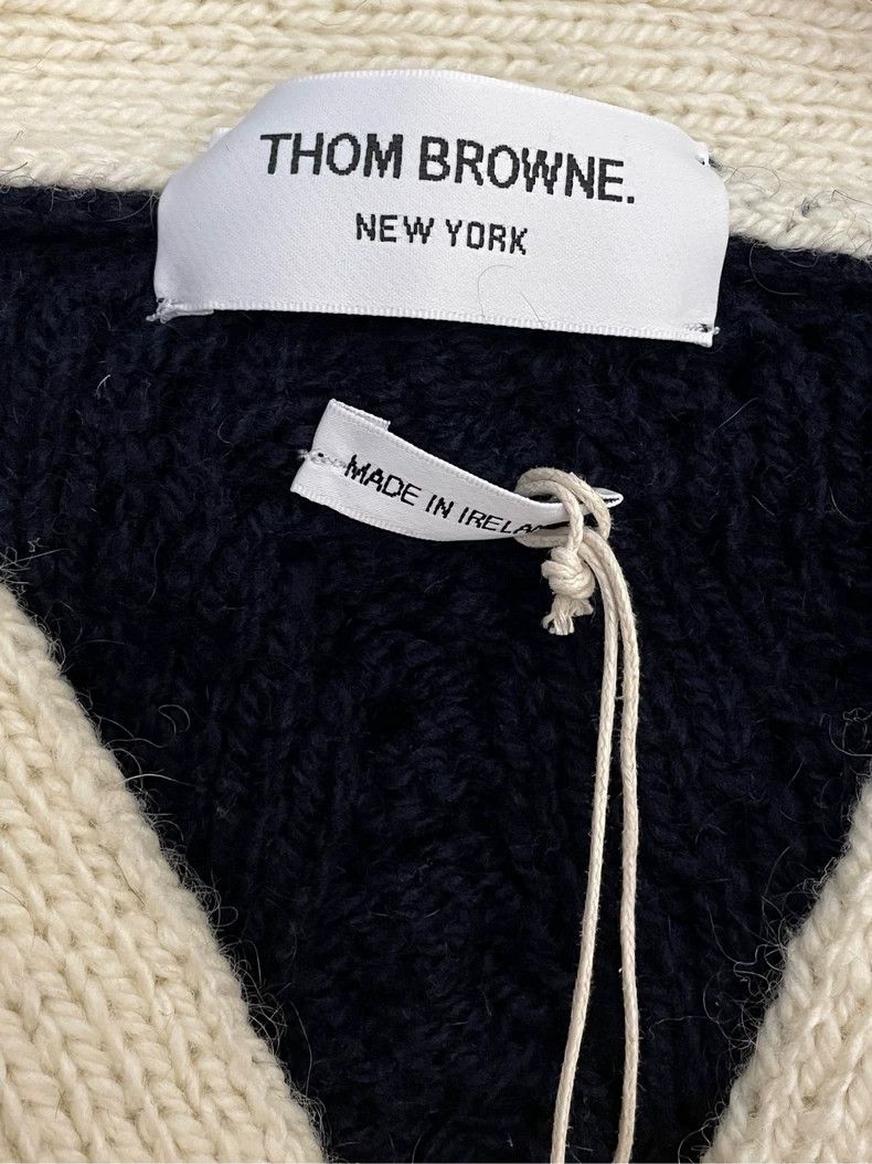 Thom Browne Thom browne Tibetan blue beige white stitching four-striped Size US XS / EU 42 / 0 - 5 Thumbnail