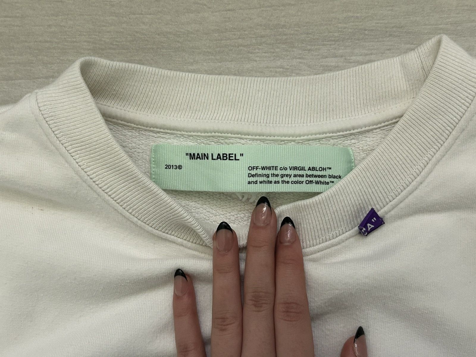 Off-White Off-white Wing Off Crewneck in White Size US M / EU 48-50 / 2 - 3 Thumbnail