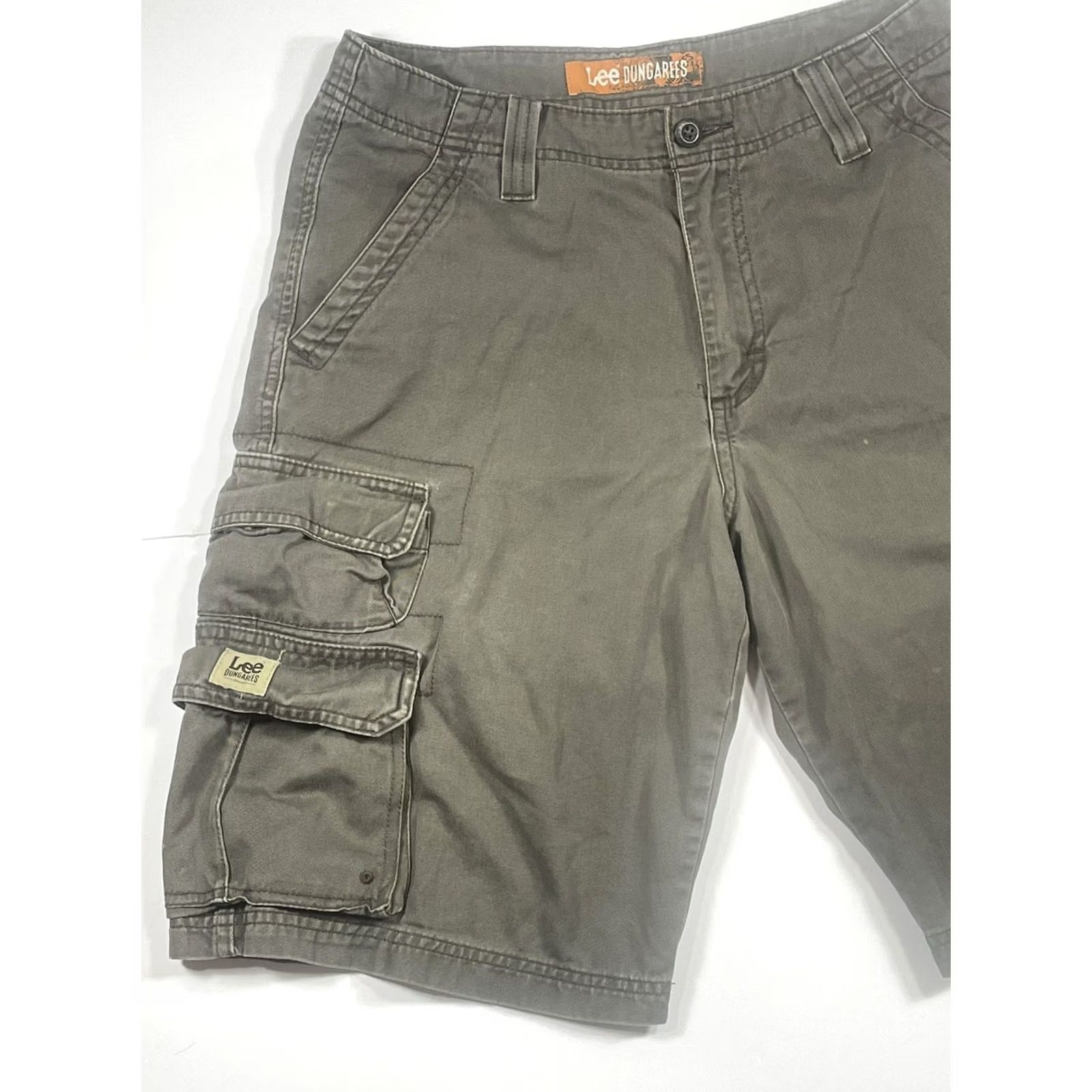Lee Lee Dungarees Shorts Men’s Size 30 Brown Front Zip Cargo Khaki Utility Outdoor Shirt Size US 30 / EU 46 - 3 Thumbnail