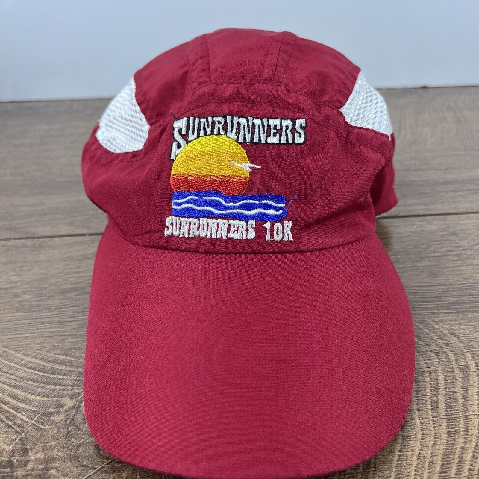 Other Sunrunners 10K Hat Red Cap Adjustable Hat Red Adult Fit Hat Size ONE SIZE - 4 Thumbnail