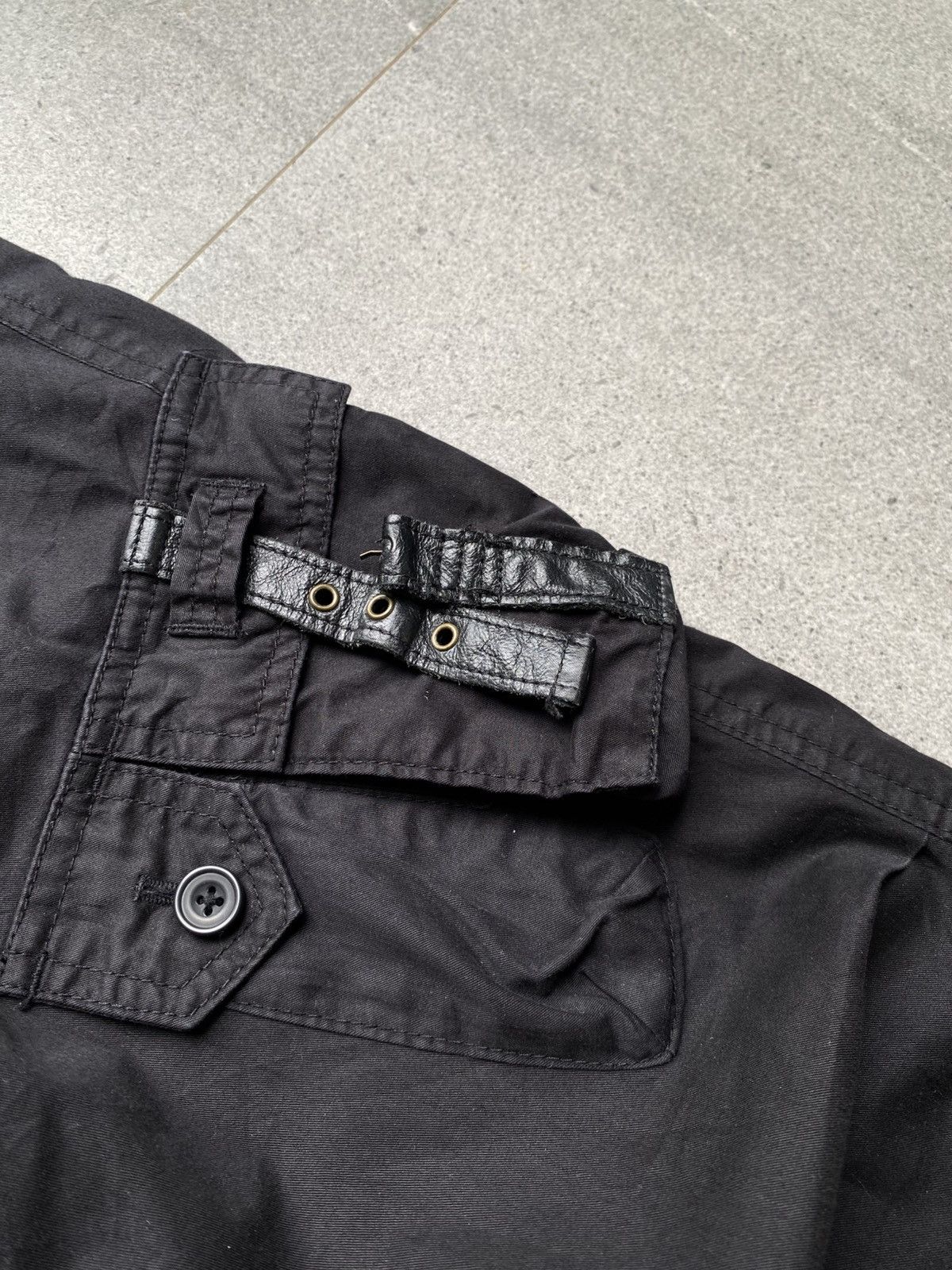 Tornado Mart Tornado Mart Black Cargo Pants Size US 34 / EU 50 - 3 Thumbnail