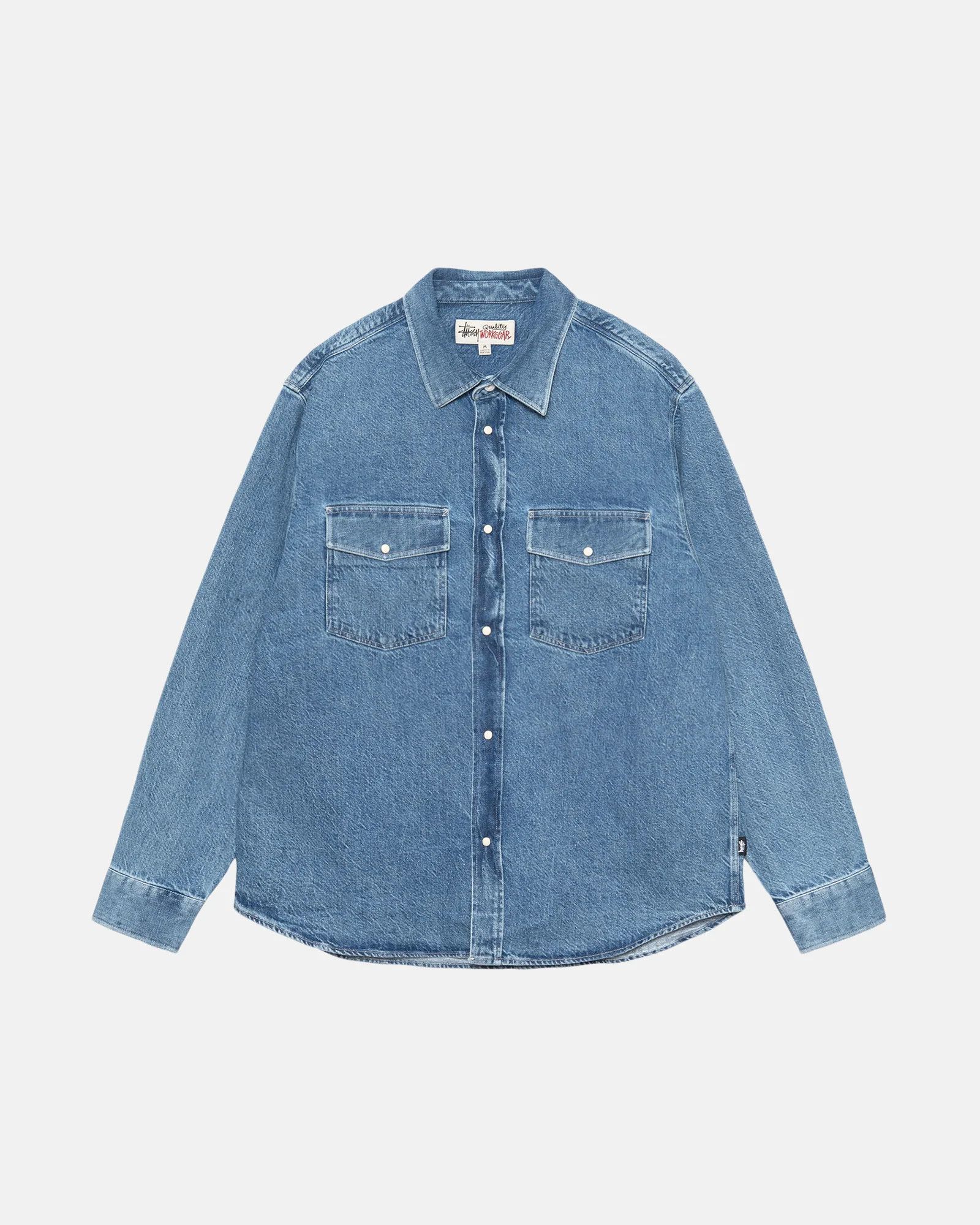 Stussy Stüssy FW22 Western Denim Shirt Blue Medium Size US M / EU 48-50 / 2 - 2 Thumbnail