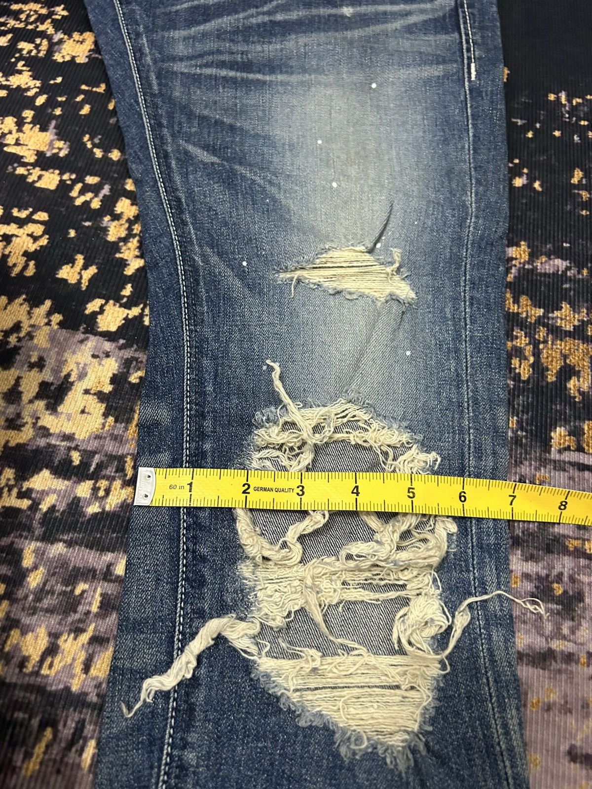 Undercover Black By Vanquish Disressed Jeans Undercover Style Size US 32 / EU 48 - 20 Thumbnail