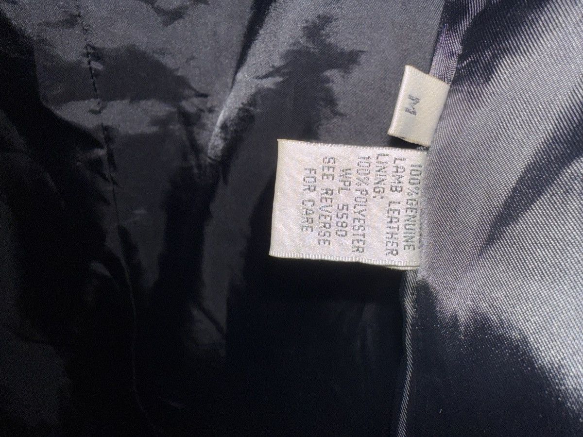 Calvin Klein Vintage 90s Calvin Klein Leather Coat Size M / US 6-8 / IT 42-44 - 5 Thumbnail