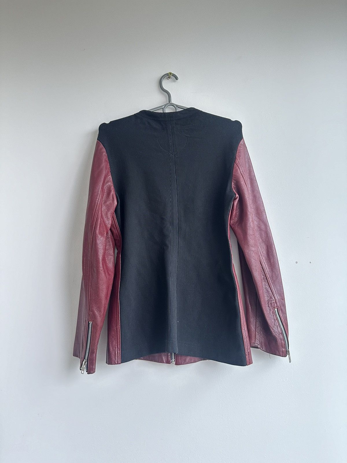 plein sud VTG PLEIN SUD AMOR France Leather Jacket Burgundy Size 40/8 Size M / US 6-8 / IT 42-44 - 2 Thumbnail