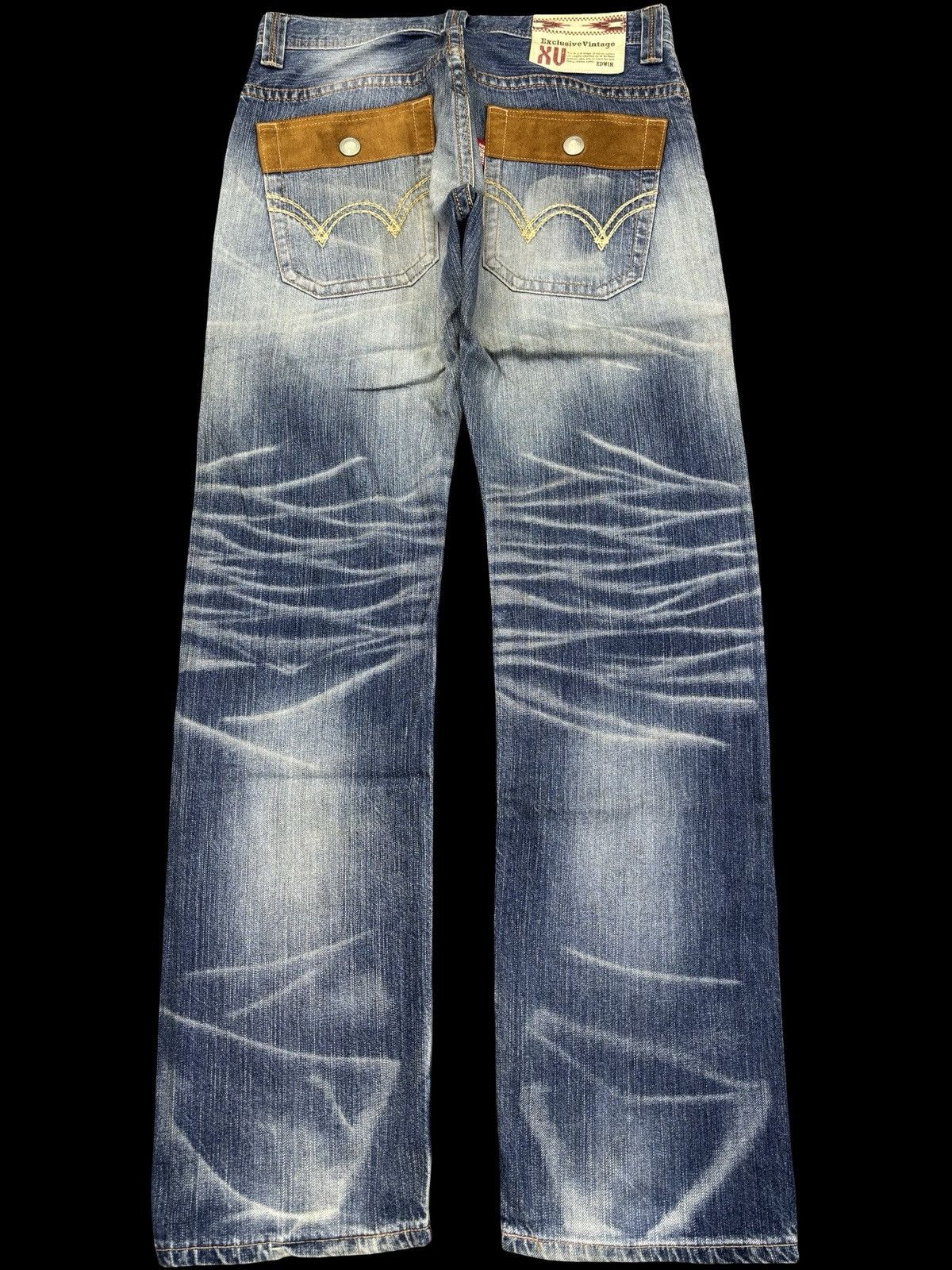 Edwin EDWIN Navajo Designer Stylish Fades Bush Pant Denim F862 Size US 33 - 2 Thumbnail