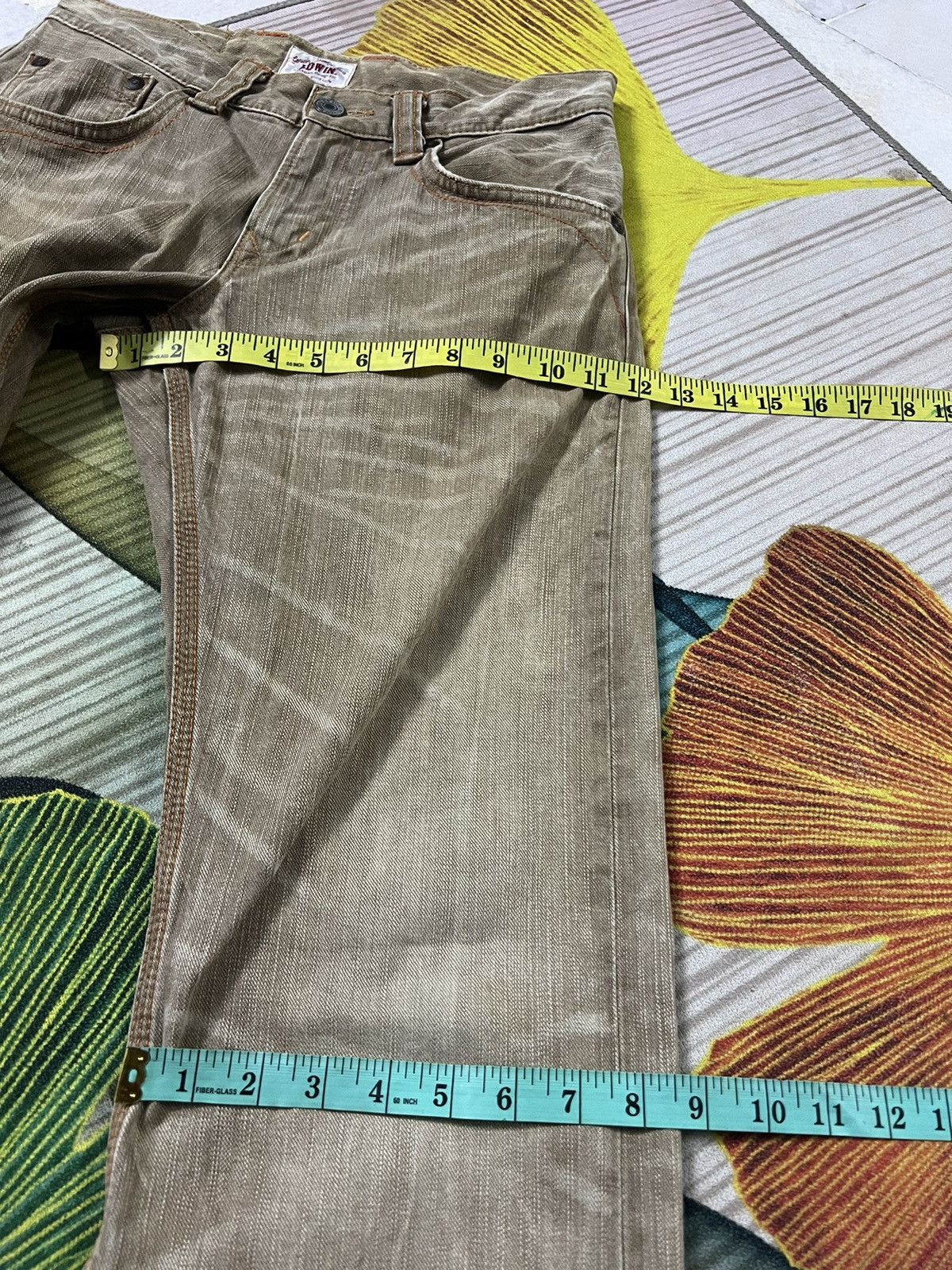Edwin × If Six Was Nine × Japanese Brand FLARE EDWIN EXCLUSIVE VINTAGE BROWN JEANS VERY RARE Size US 30 / EU 46 - 13 Thumbnail