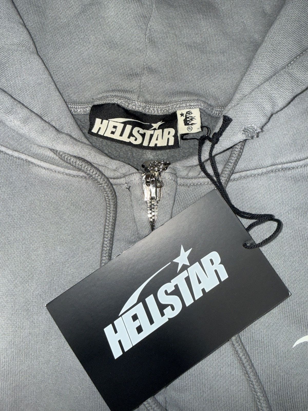 HELLSTAR Hellstar HStar Zip Up Hoodie Size US XL / EU 56 / 4 - 5 Thumbnail