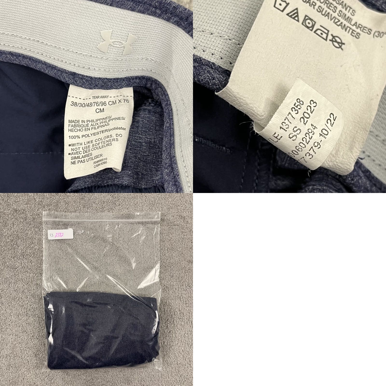 Under Armour Under Armour Vented Pants Mens 36 x 30 Straight Leg Blue Performance Golf Chino Size US 36 / EU 52 - 8 Thumbnail