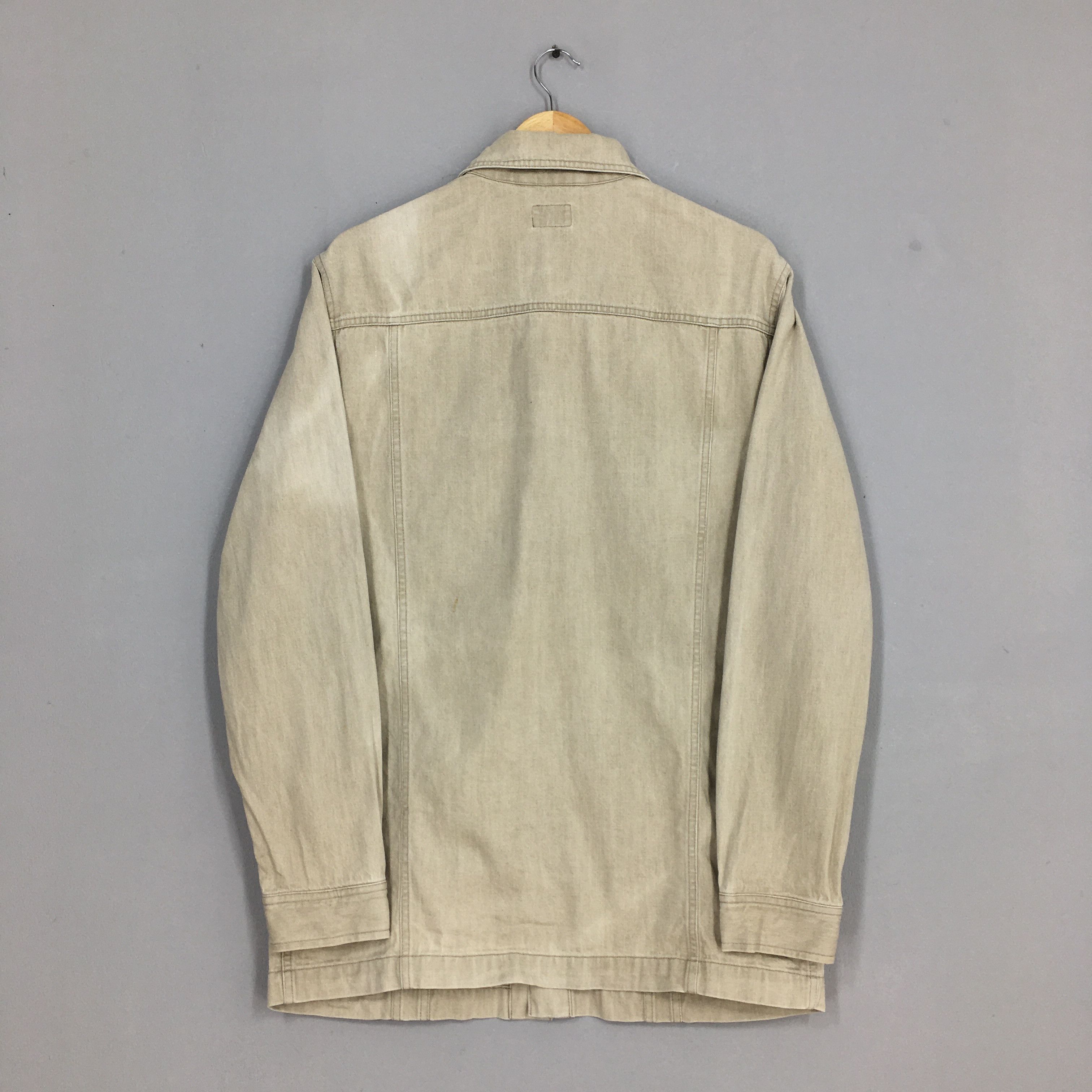 Lacoste Vintage 90's Lacoste Denim Worker Jacket Medium Size US M / EU 48-50 / 2 - 7 Thumbnail